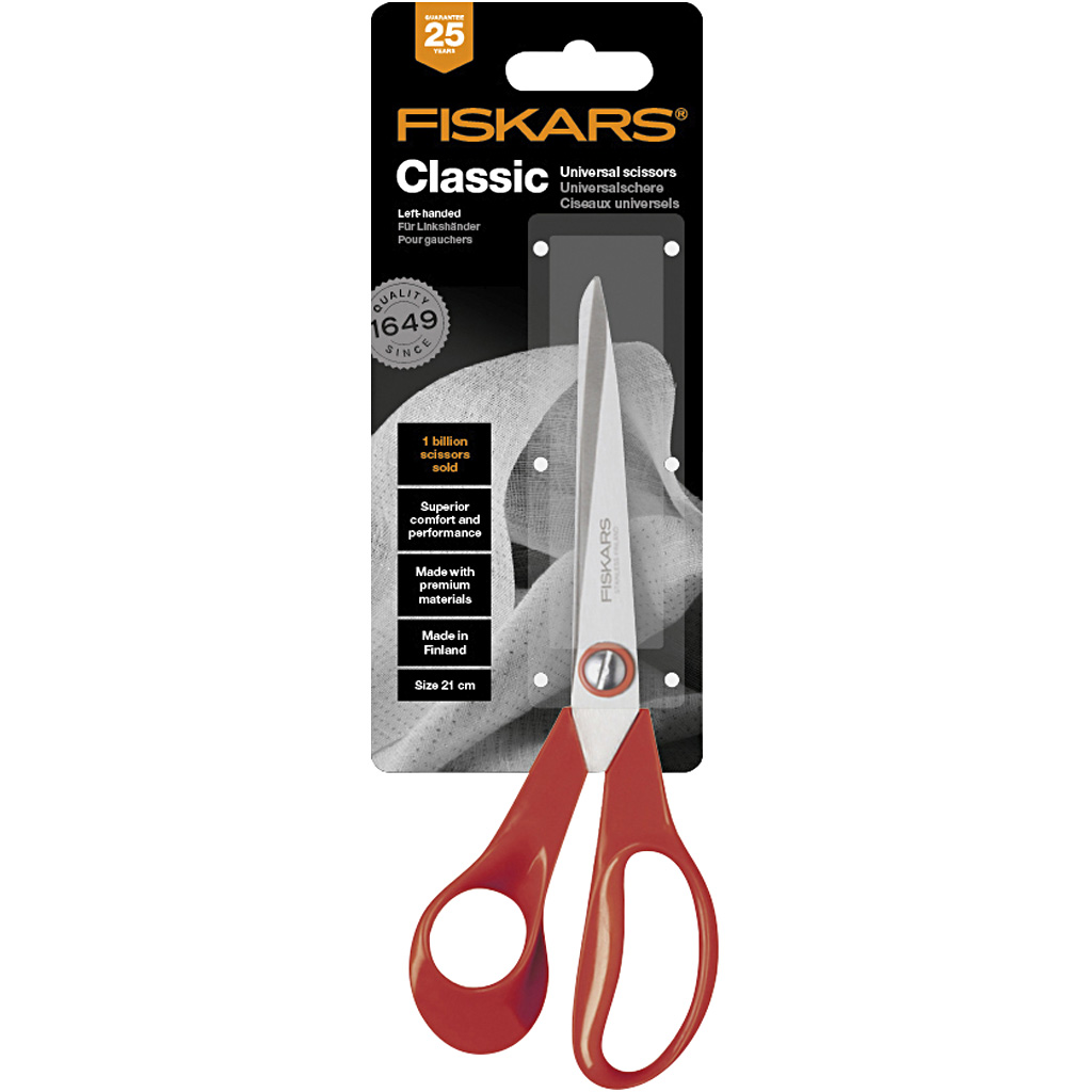 Universalsaks Fiskars Classic L: 21 cm Venstre 1 Stk