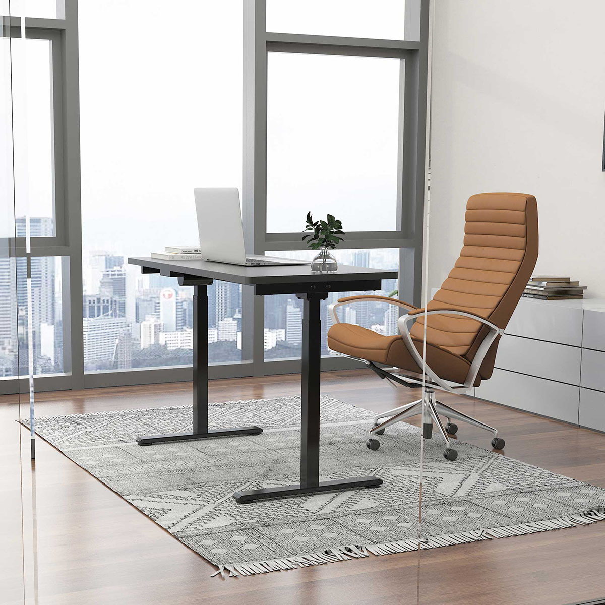Skrivebord Lykke M100 140x70 cm Hev- og Senkbar