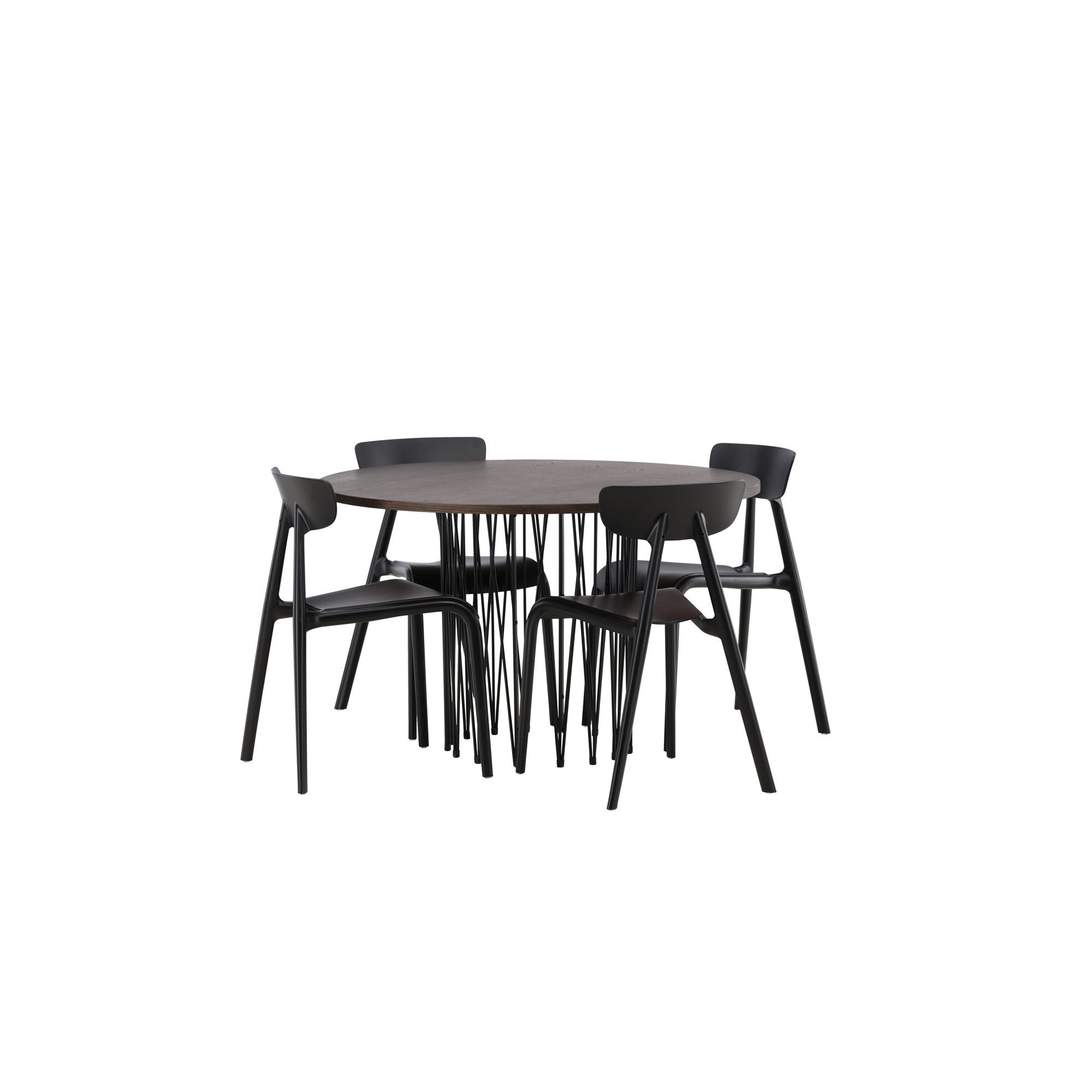 Spisegruppe furniture/fashion Stone med 4 Ursholmen Stoler