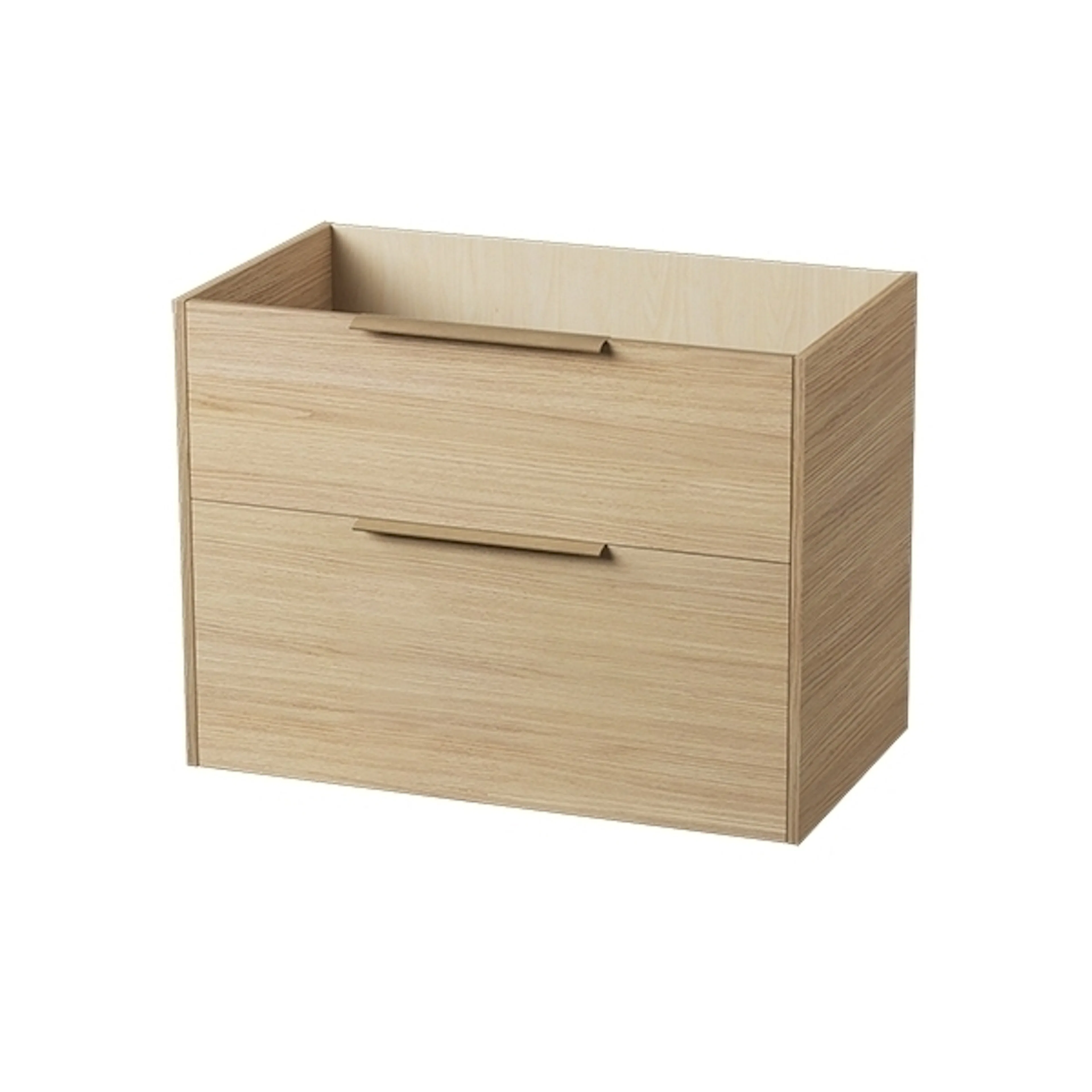 Innovent servantskap B80 uten topp Lys Eik
