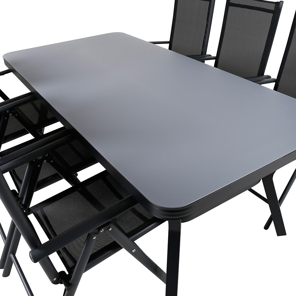 Spisegruppe Venture Home Vyn med 6 Bend Spisestoler