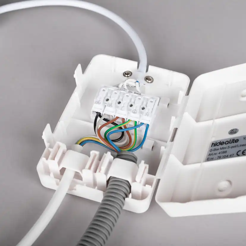 Koblingsboks Hide-a-lite Q-Box Mini 5-pol/Linect