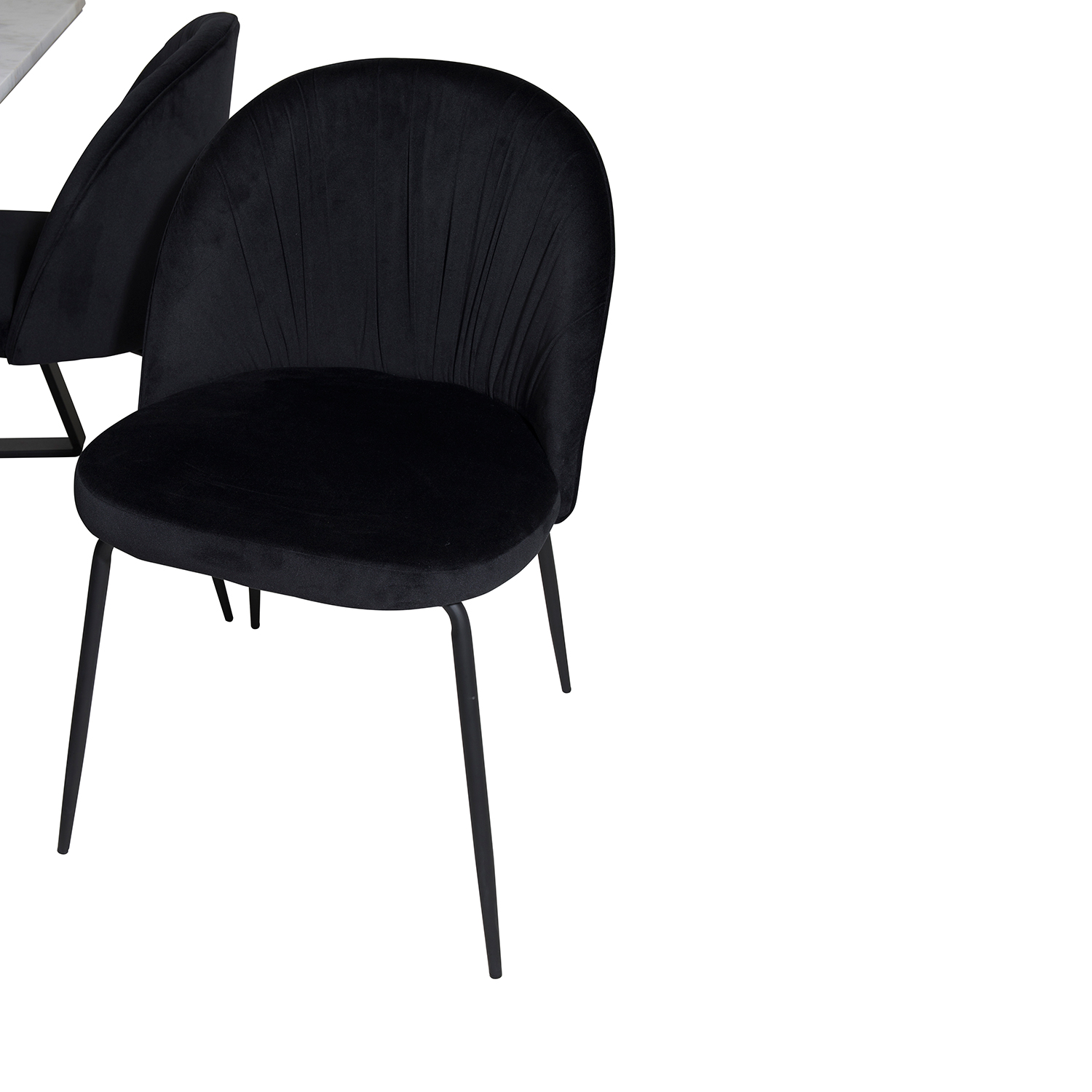 Spisegruppe Venture Home Estelle 140 med 4 Wrigley Stoler