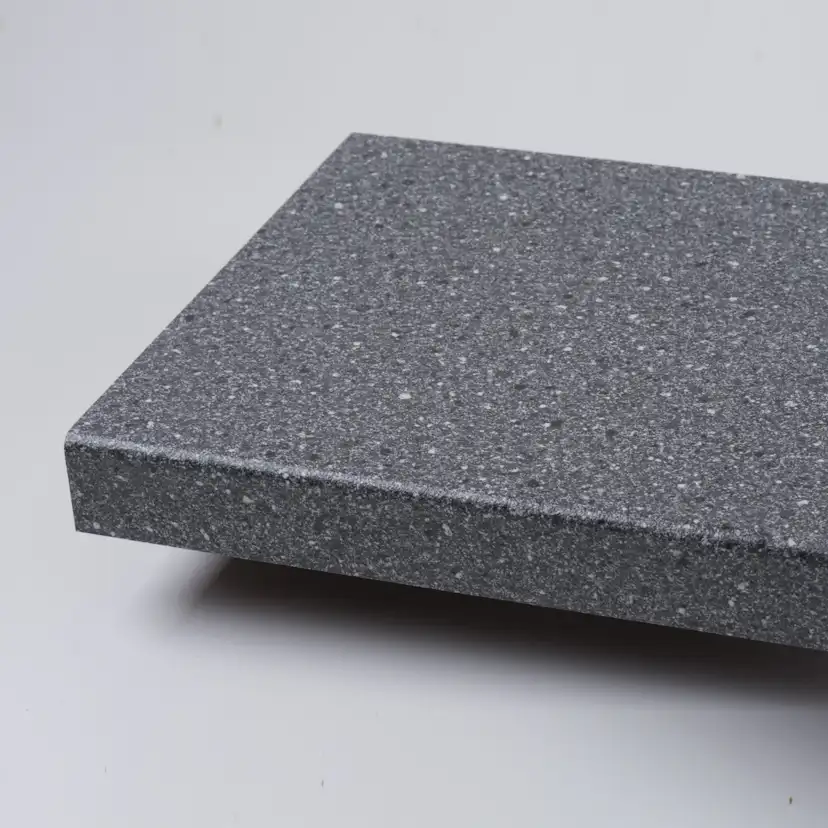 Benkeplate Fibo Laminat 125 Granite Black