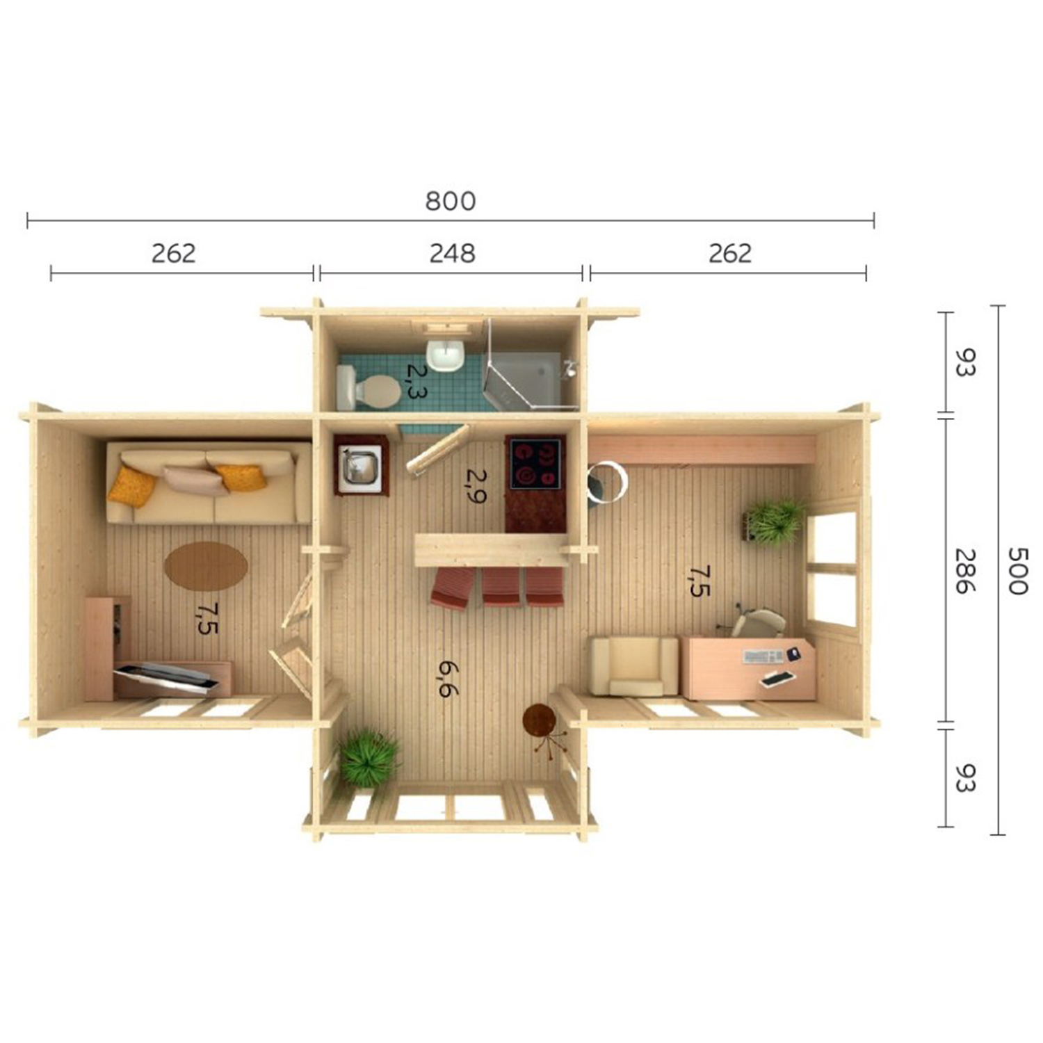 Hytte Palmako Anna 29,2 m2