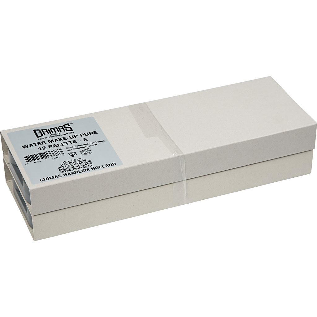 Ansiktsmaling Creativ Company Grimas Sminkepalett Ass Farger 24x25 ml/ 1 stk