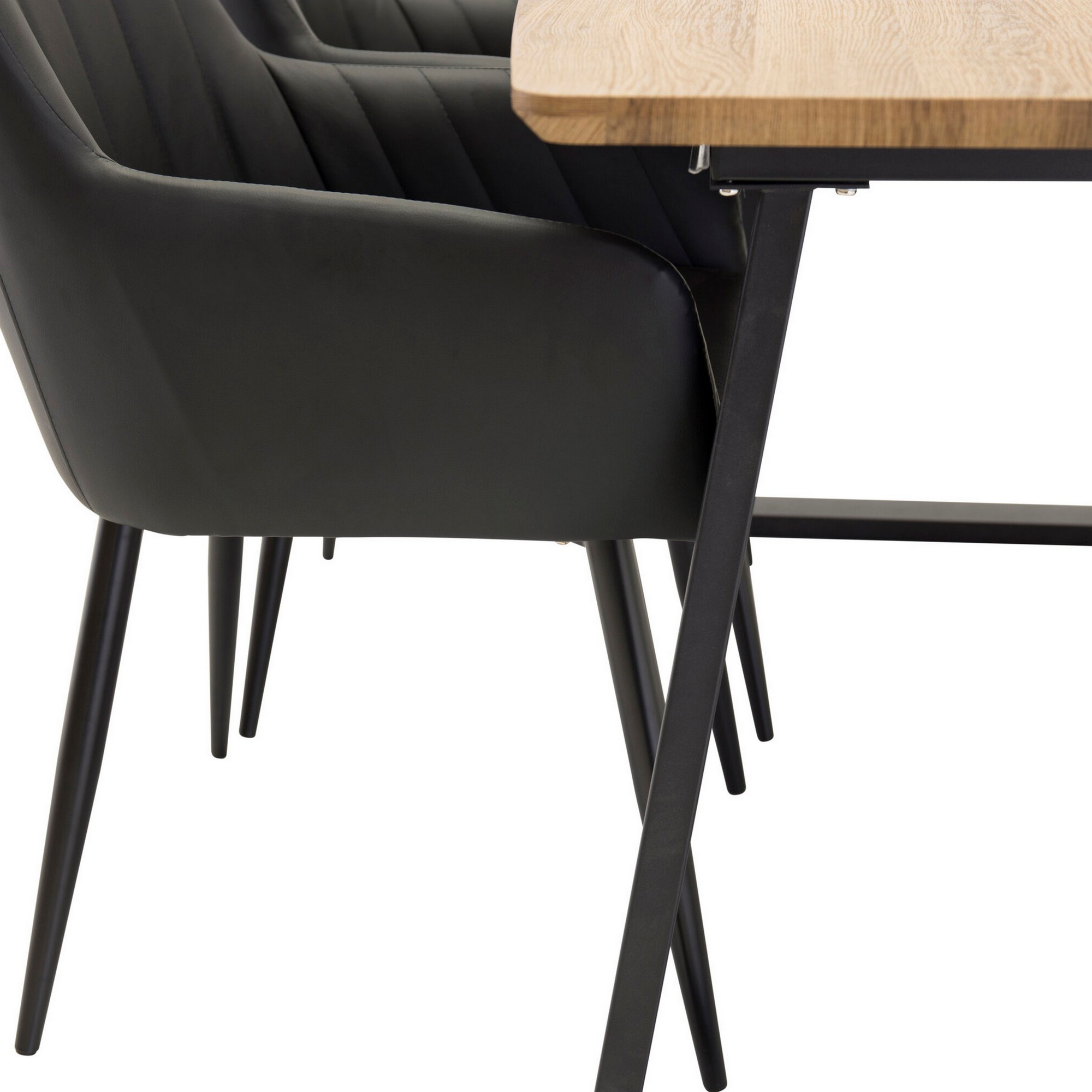Spisegruppe Venture Home Inca med 4stk Comfort Stoler