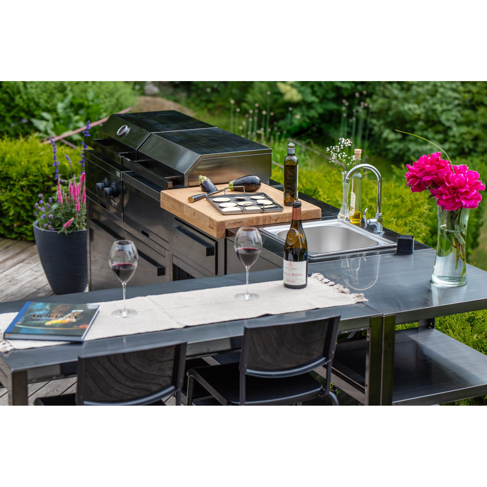 Gassgrill Myoutdoorkitchen Nordic Line Integrerbar 2 Brennere