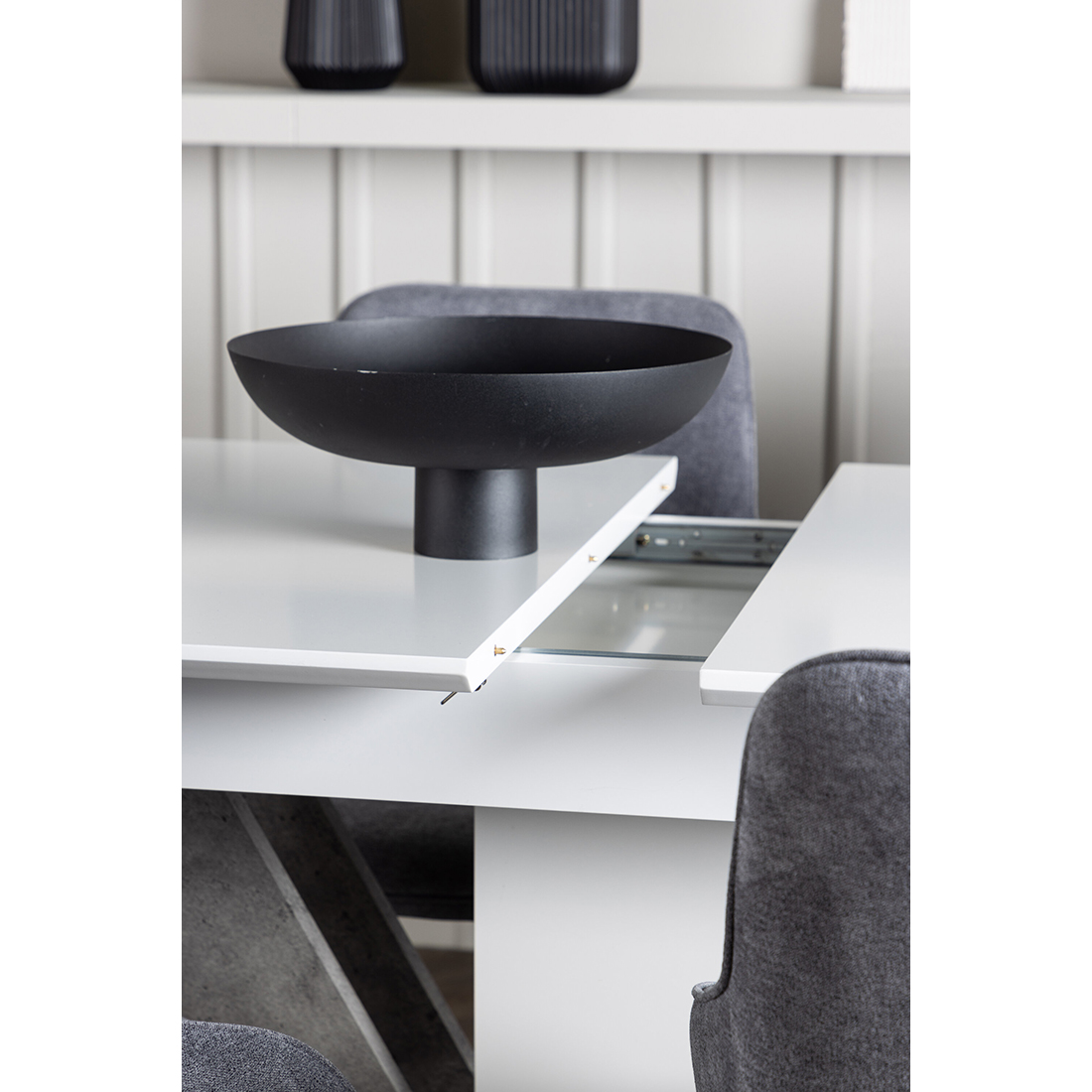 Spisegruppe Venture Home Disa med 4st Rosie Spisestoler