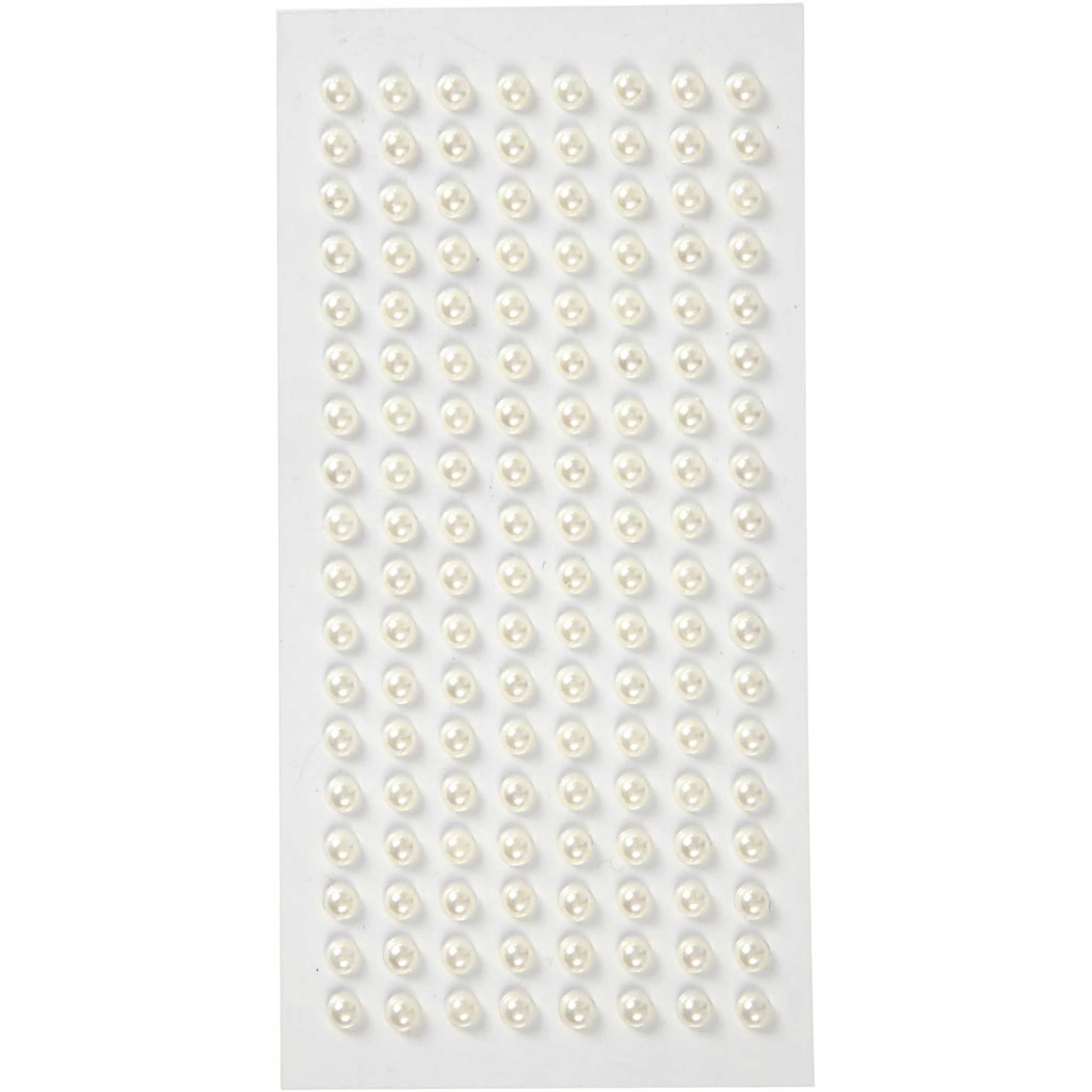 Halvperler Creativ Company hvit 144 stk/1 Pk