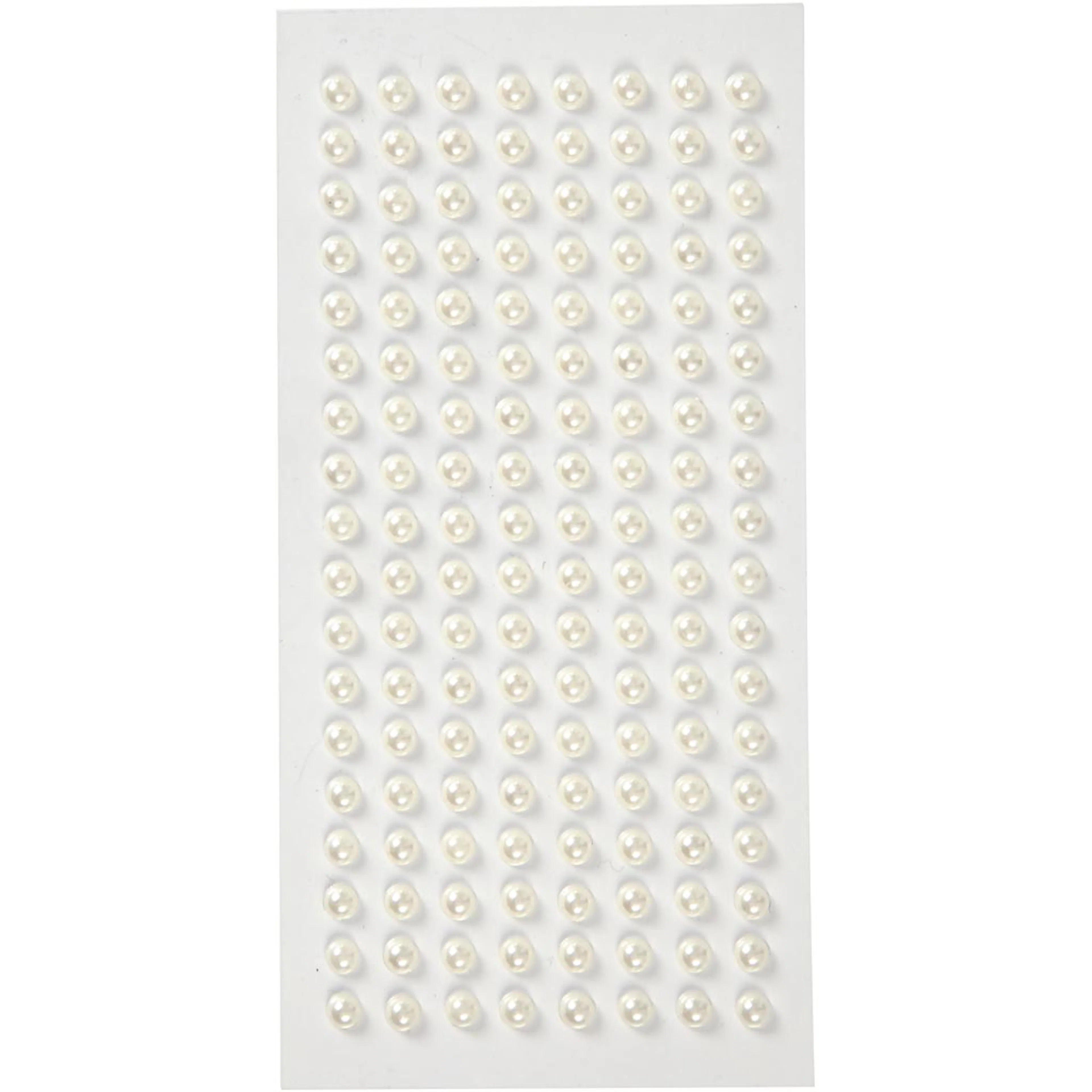Halvperler Creativ Company hvit 144 stk/1 Pk