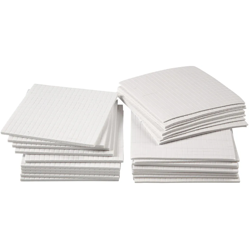 Klebeputer Creativ Company 3D Str 5X5 mm Tykkelse 1-2-3 mm 30X400 St/1 Pk
