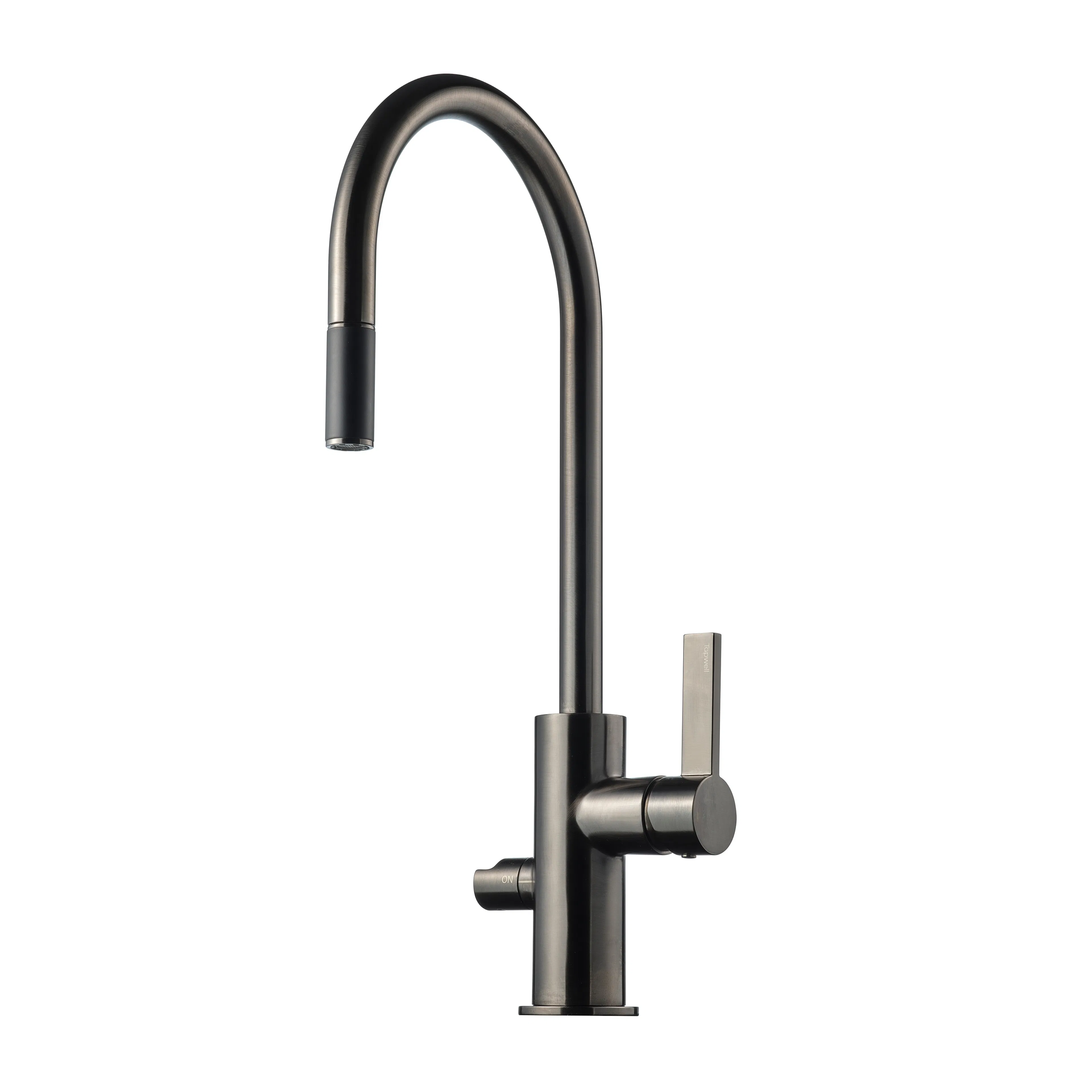 Børstet Black Chrome