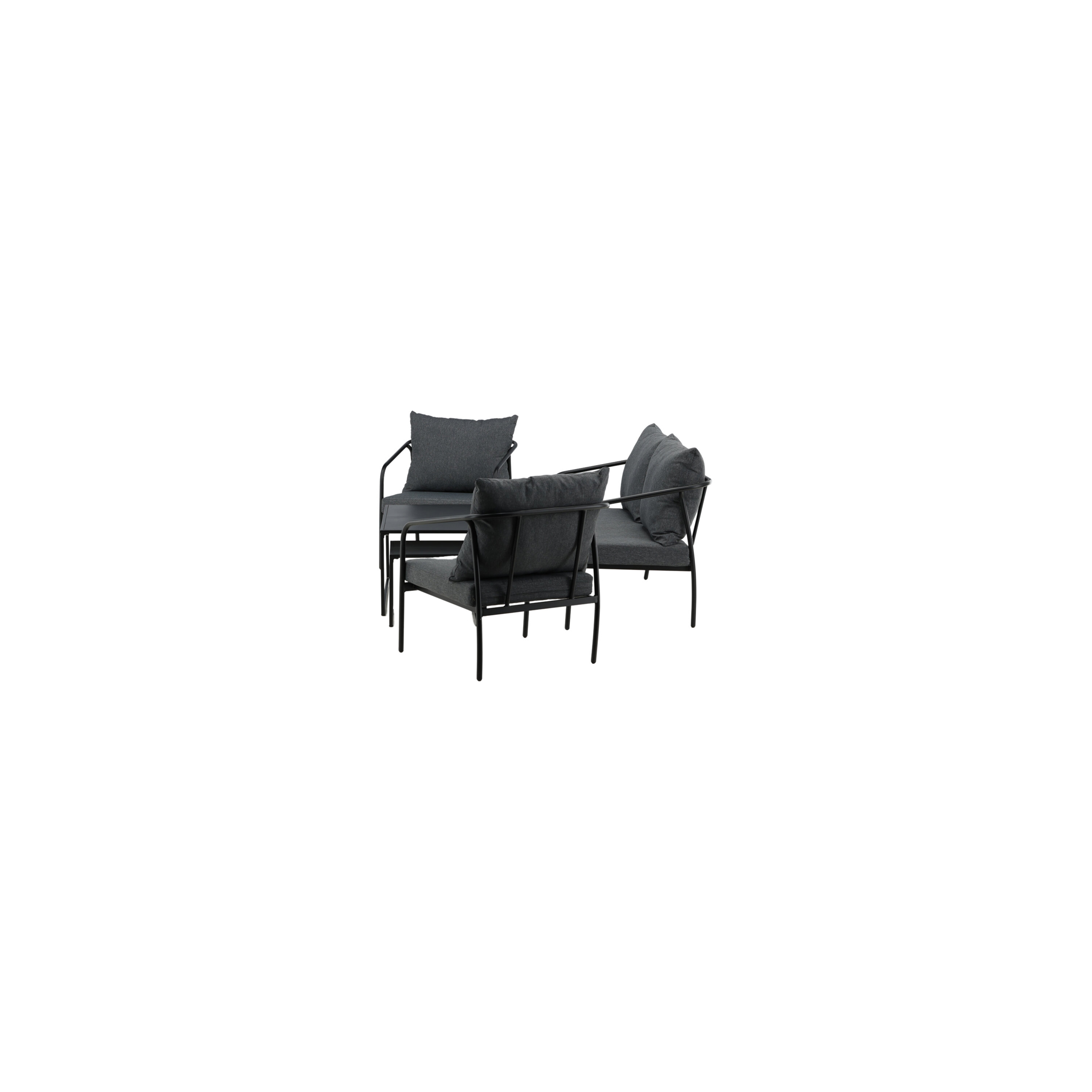 Hagegruppe Venture Home Stina med Bord og Dynor