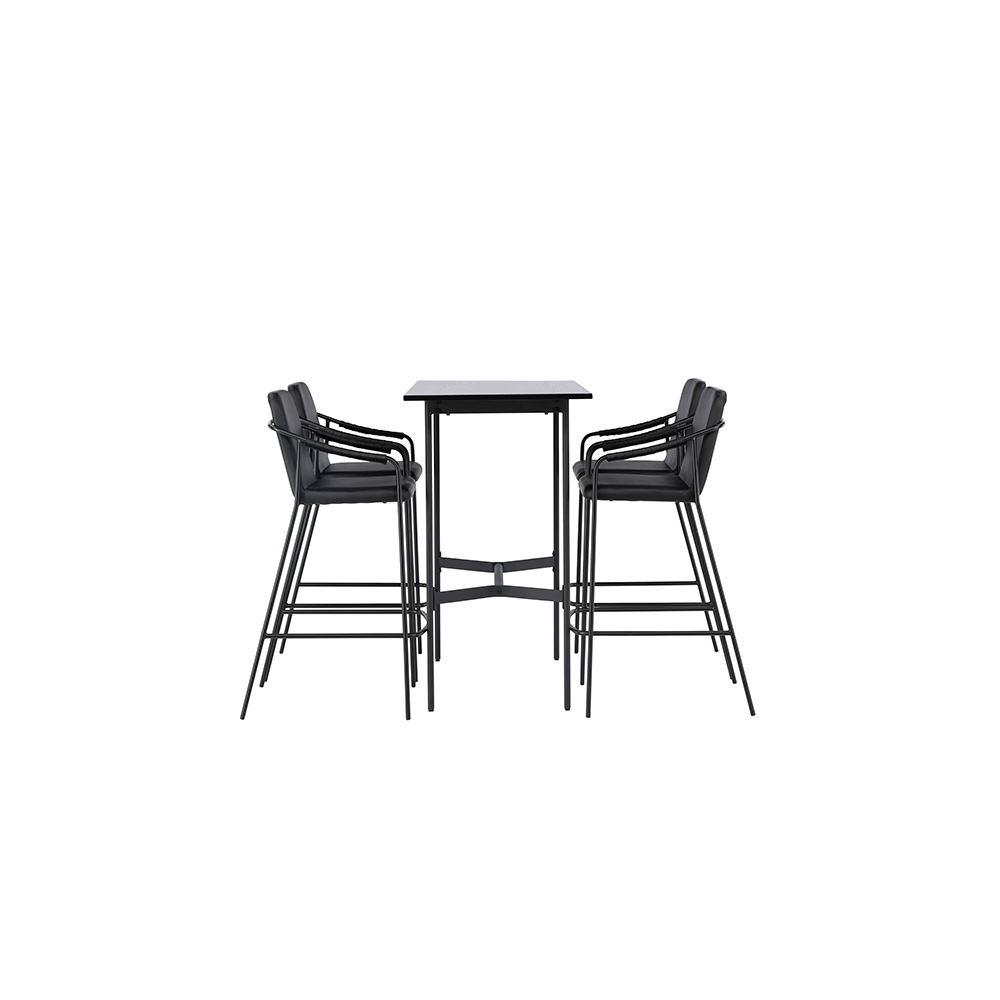 Spisegruppe Venture Home Rax med 4 stk Tvist Stoler