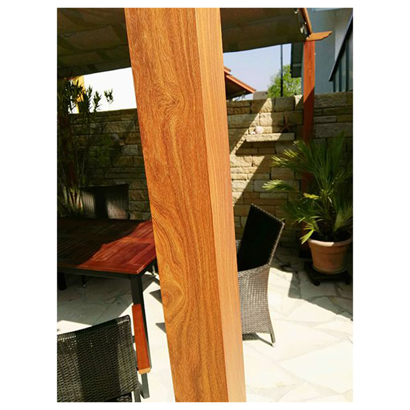 gop Florida pergola ljusbrun 3500 x 3500 x 2350 mm Areal 12 m2, Kropp: Lysebrun, Duk: Beige