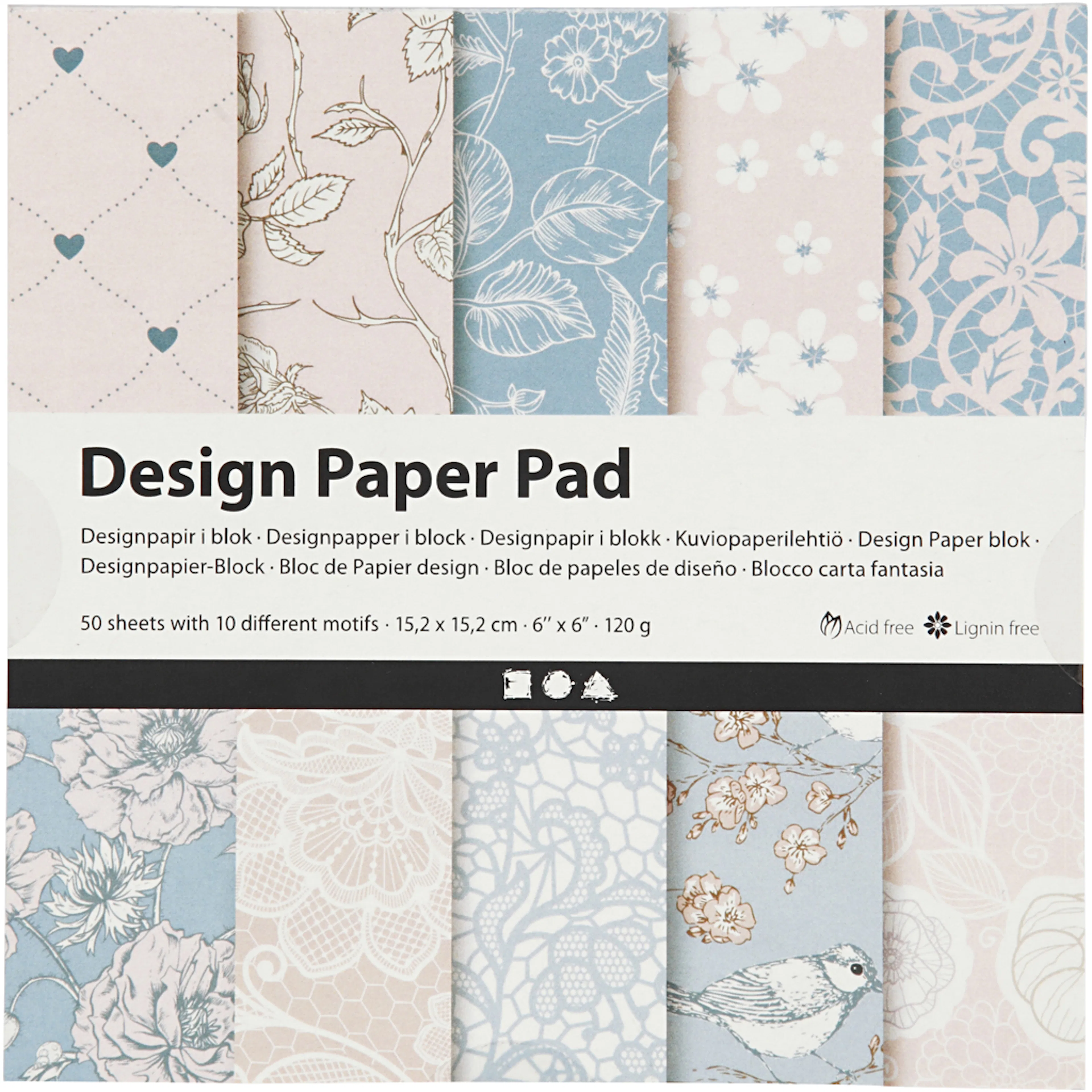 Designpapir Creativ Company 50 Ark/1 Pk