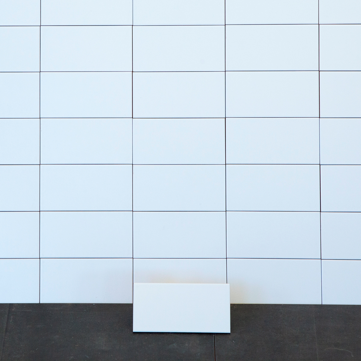 Flis Arredo Color Hvit Matt 10x20 cm
