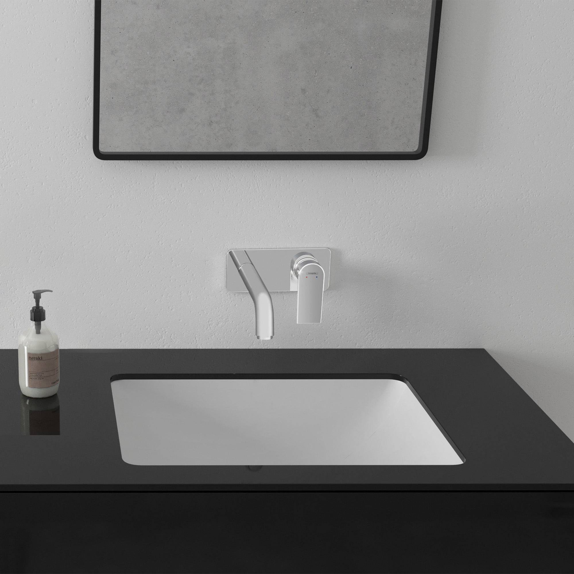 Servantbatteri Hansgrohe Vernis Shape for Innbygging