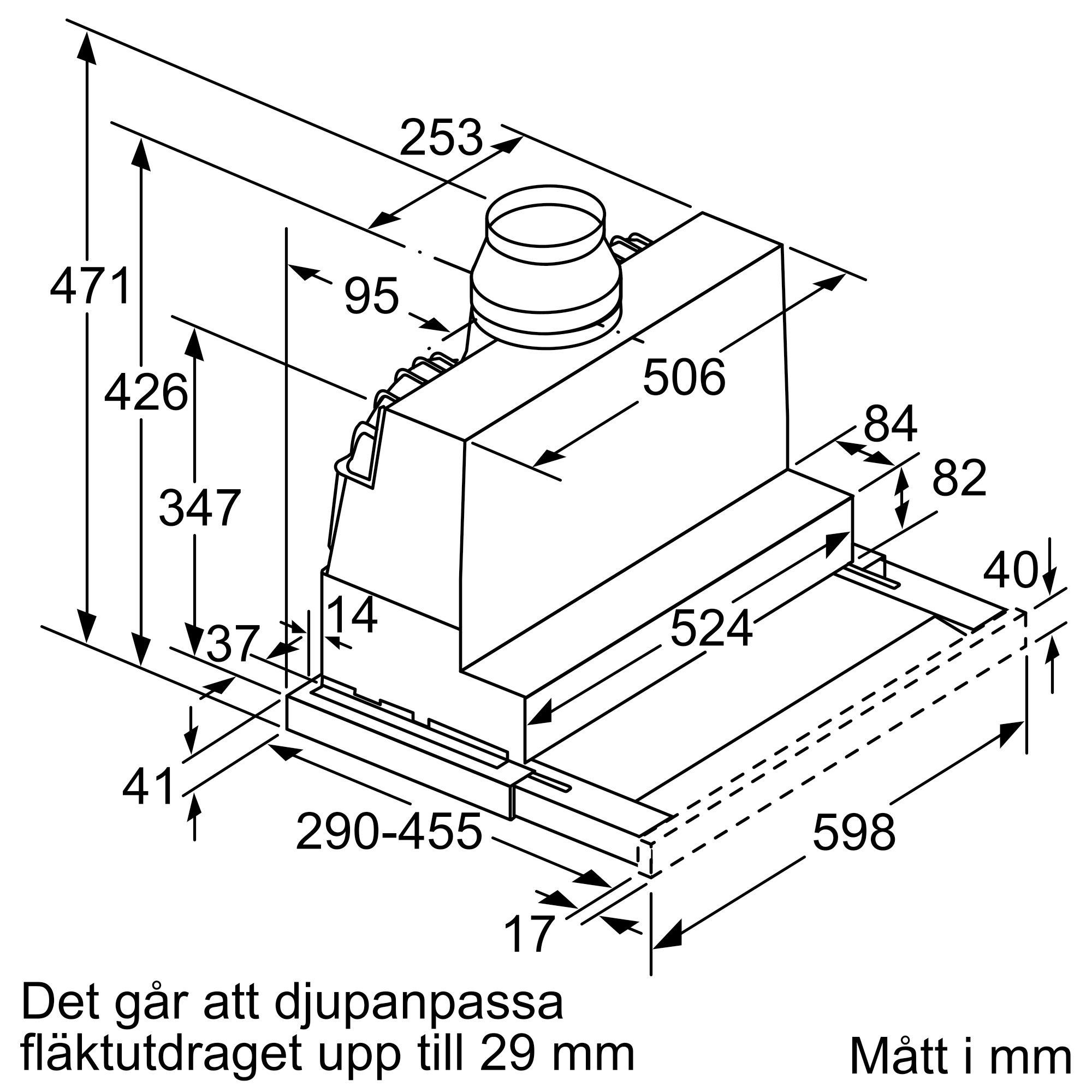 Kjøkkenvifte Siemens LI67RB531