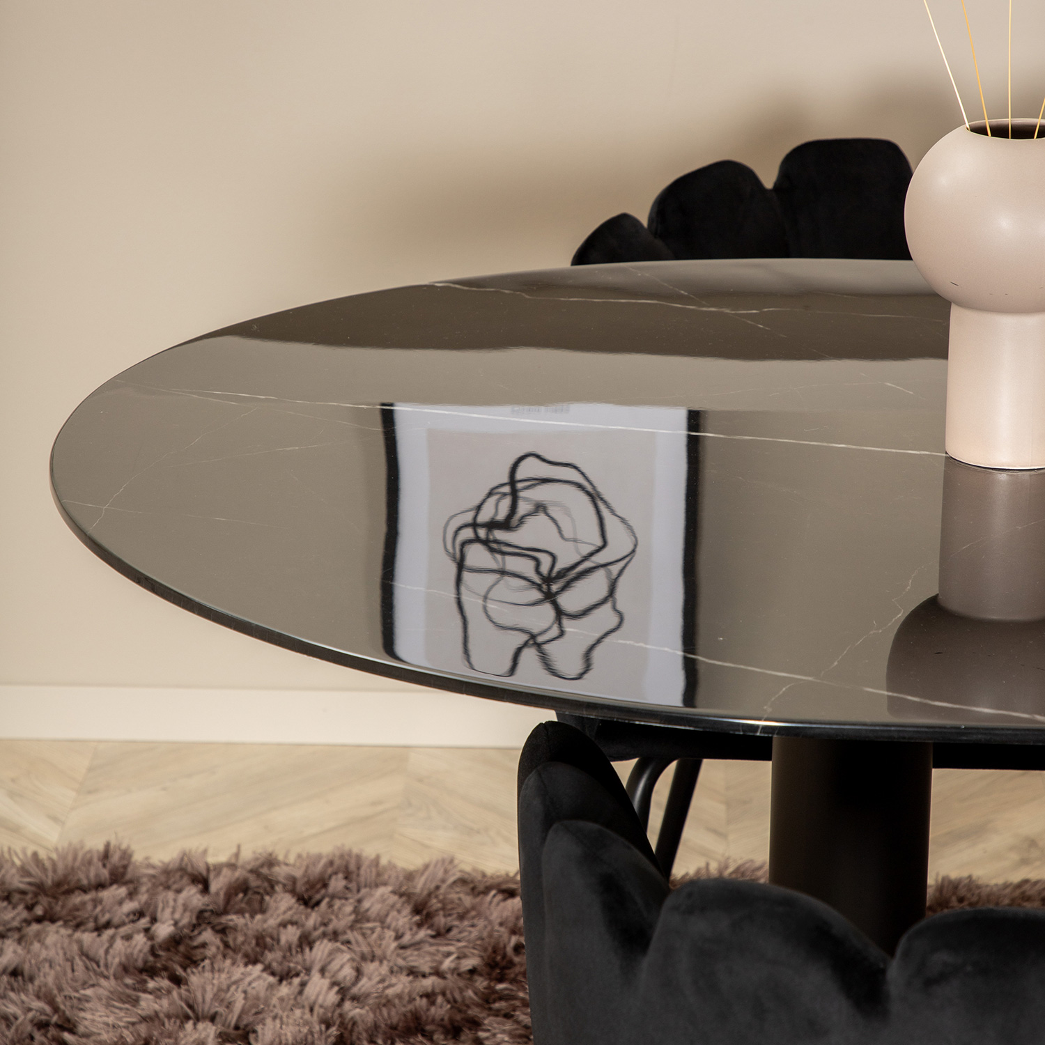 Spisegruppe Venture Home Oslo med 4 Limhamn Stoler