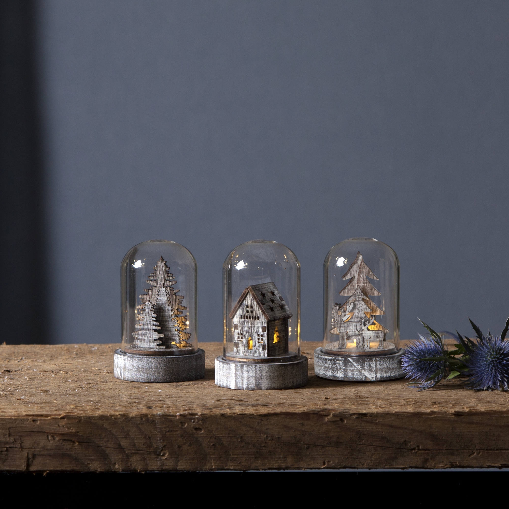 Juledekorasjon Star Trading Kuppel 3-pk