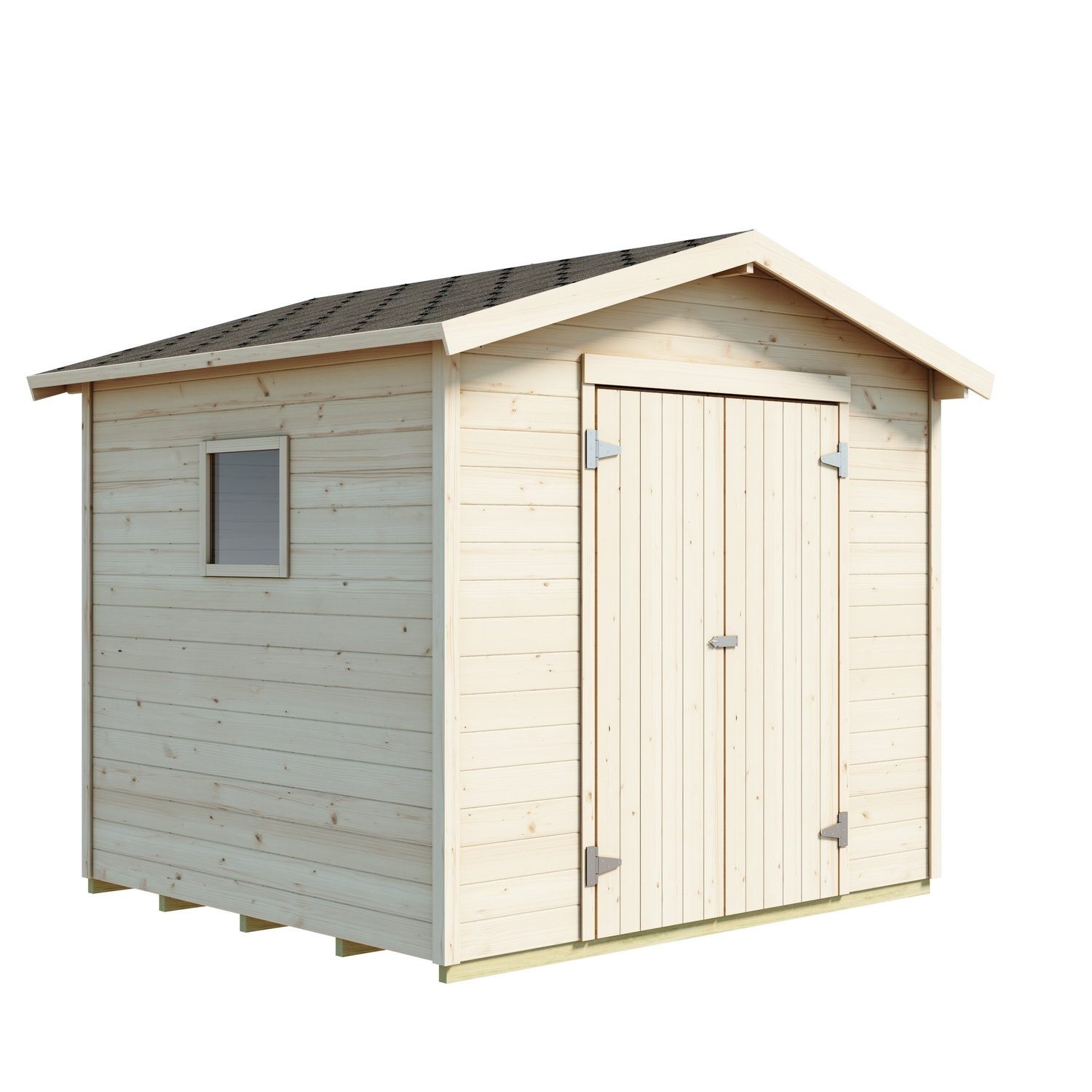 Redskapsbod Luoman Lillevilla 7 med Dobbeldør 4,94 m2