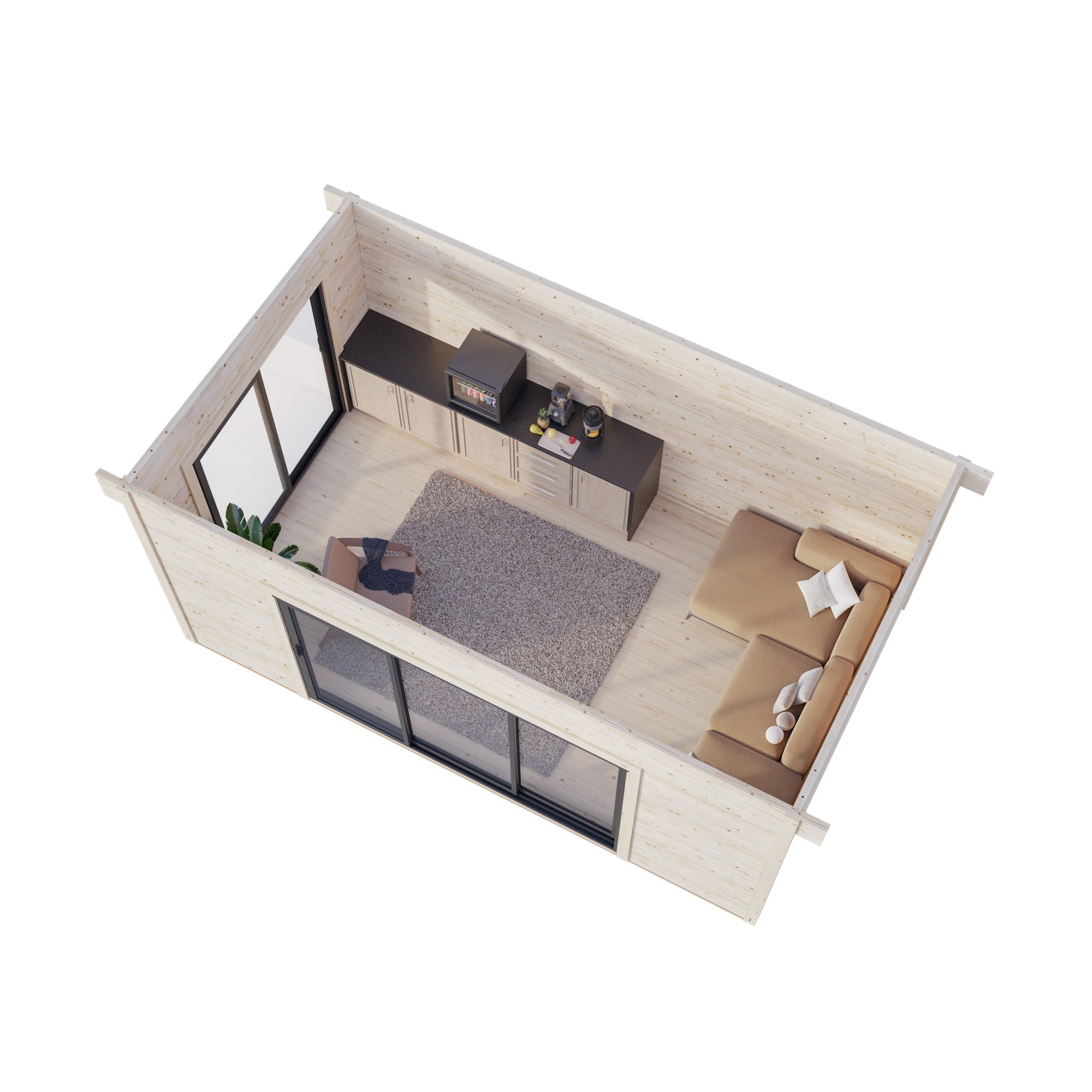Hagestue Palmako Grace 14,1 m2 Slide Plus