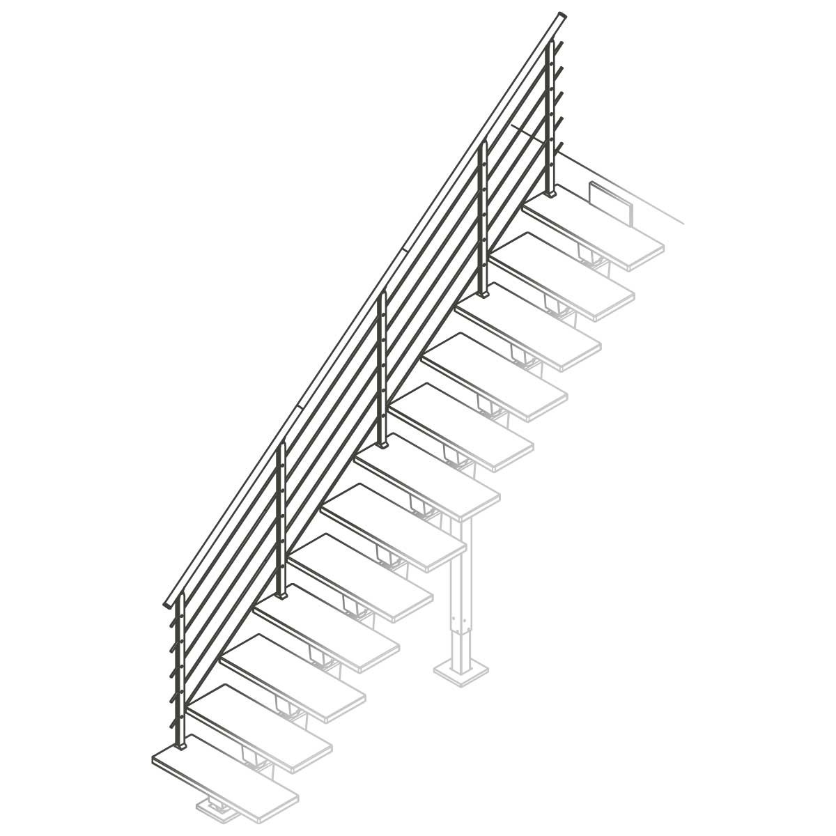Ekstra Trapperekkverk Dolle Dubai Design Eik Oljet