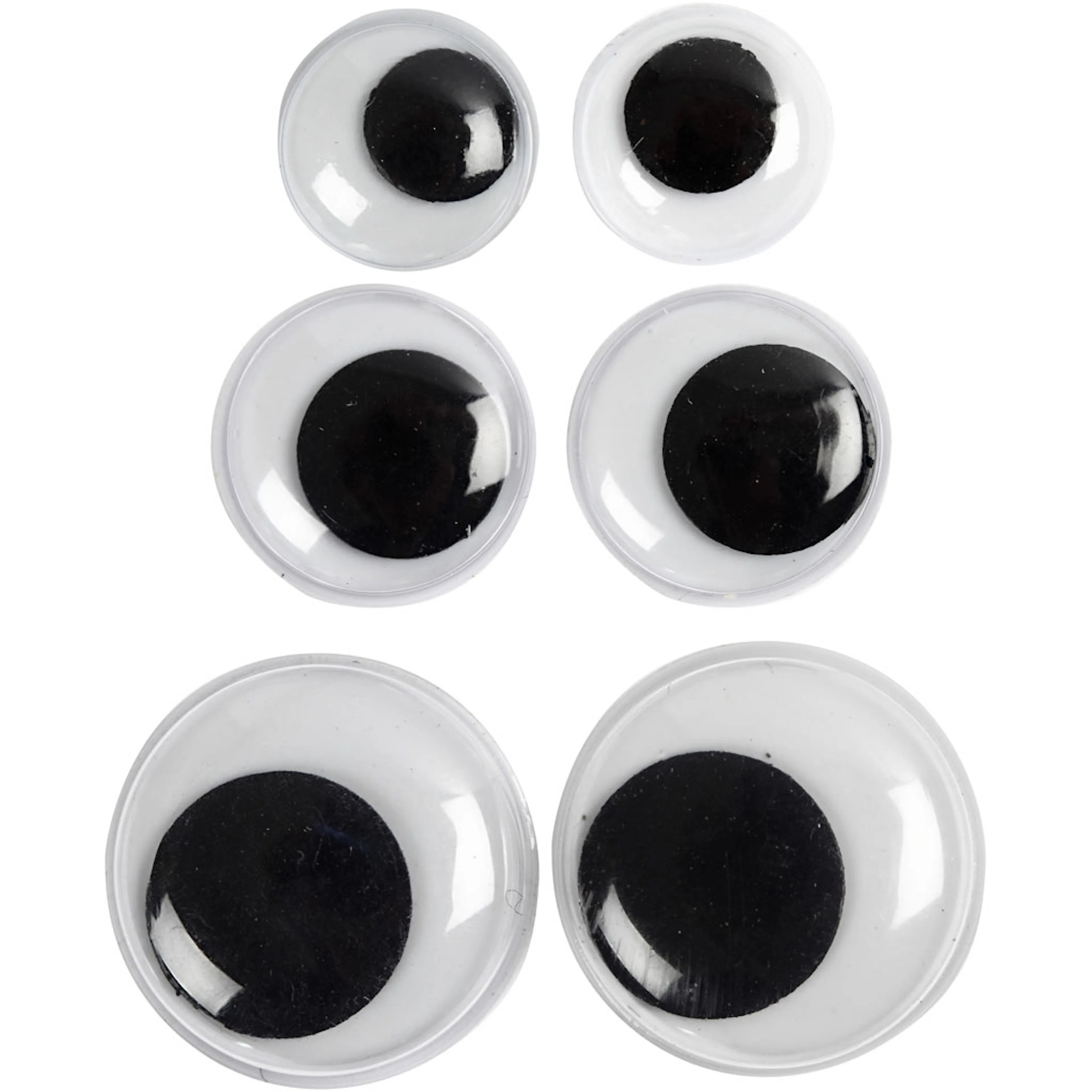 Rulleøyne Creativ Company Ikke Selvklebende 12+14+20 mm 18 Mix/1 Pk