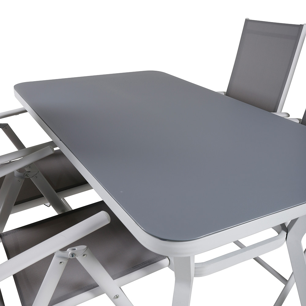 Spisegruppe Venture Home Vyn med 4 Bend Spisestoler