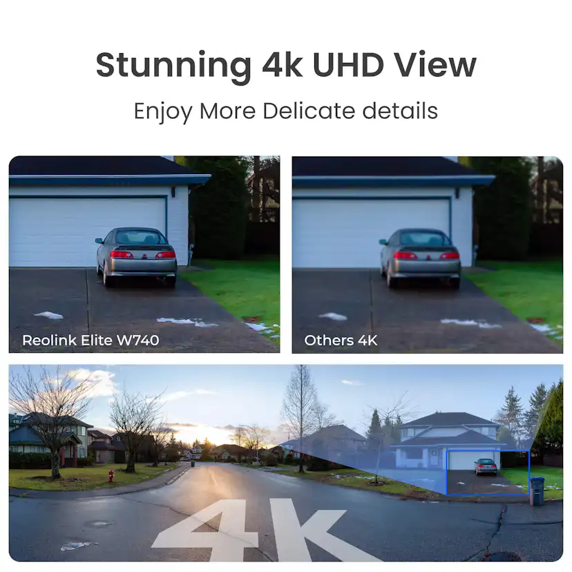 Overvåkningskamera Reolink Elite Wifi Smart 8MP Dual-Lens