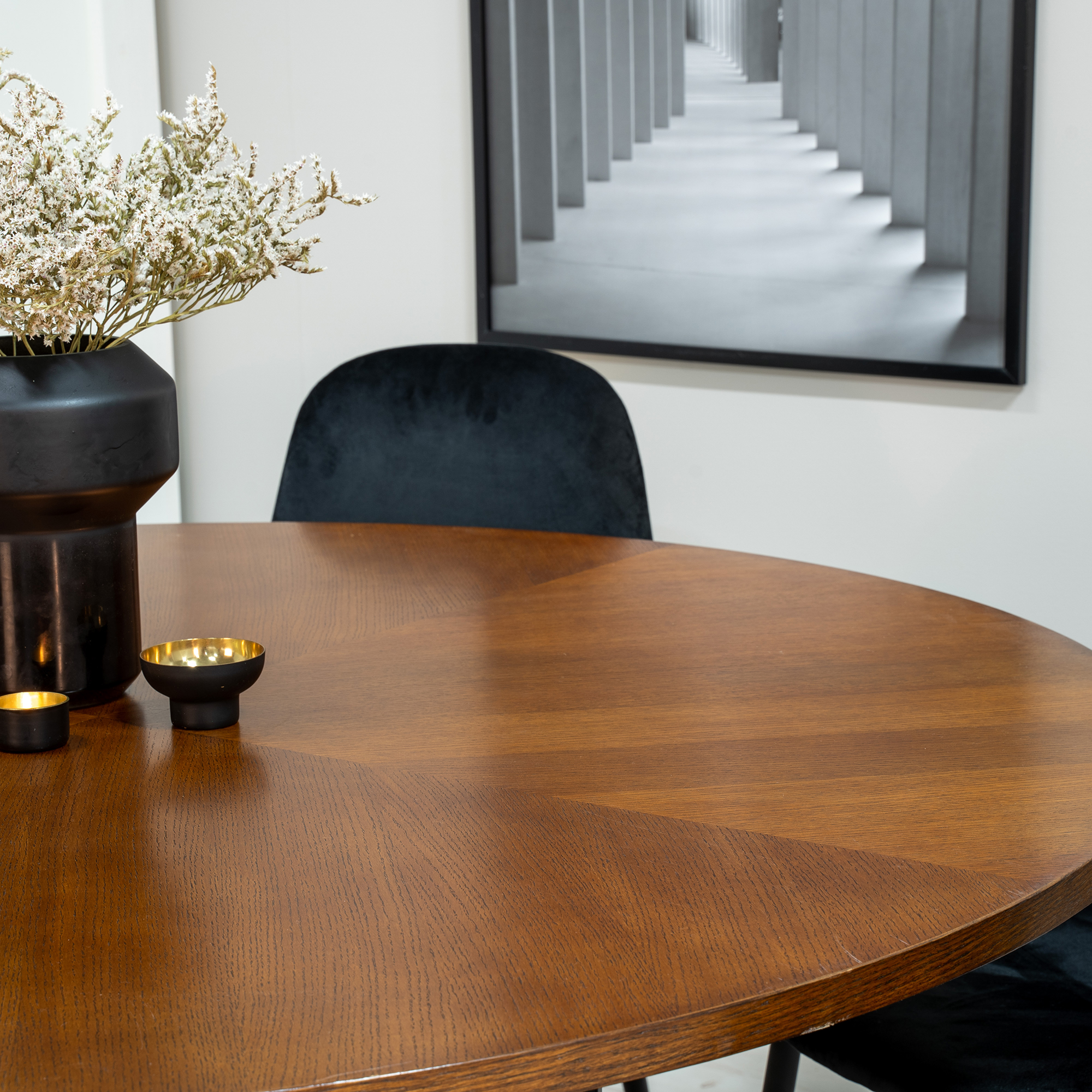 Spisegruppe furniture/fashion Copenhagen med 6 Pobbie Stoler