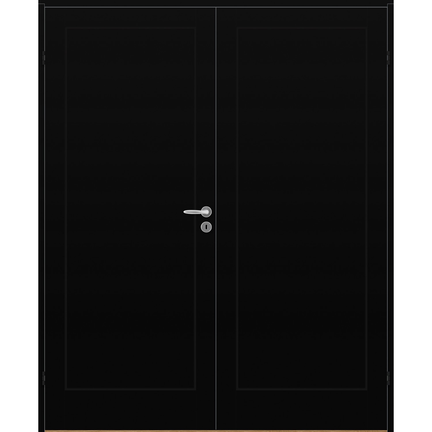 DØRBL TF MAGNUS 17X21 SOR BxH: 173x210 (dørbladmål: 82,5+82,5x204), NCS S-9000-N, Svart