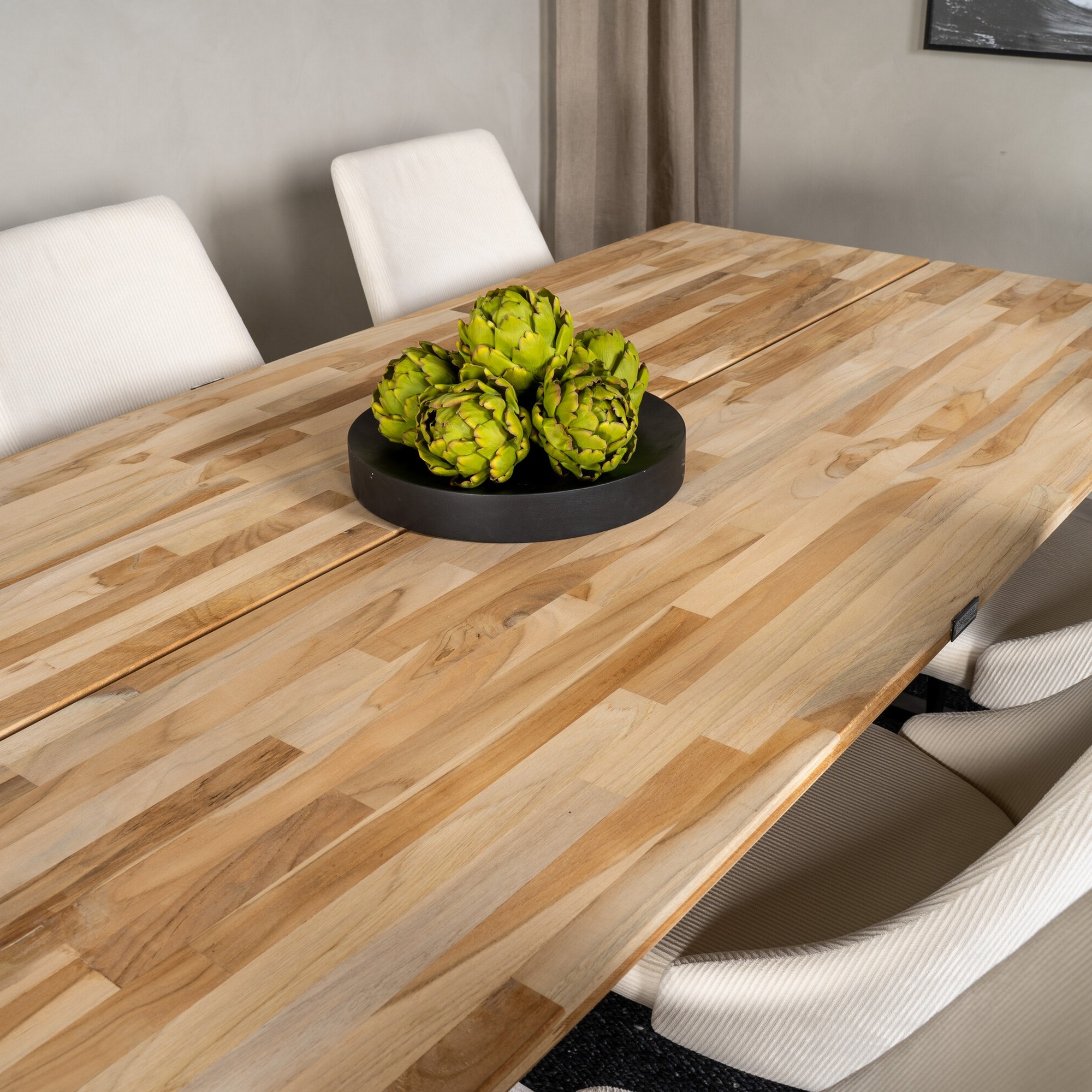 Spisegruppe Venture Home Cirebon med 6stk Leone Stoler