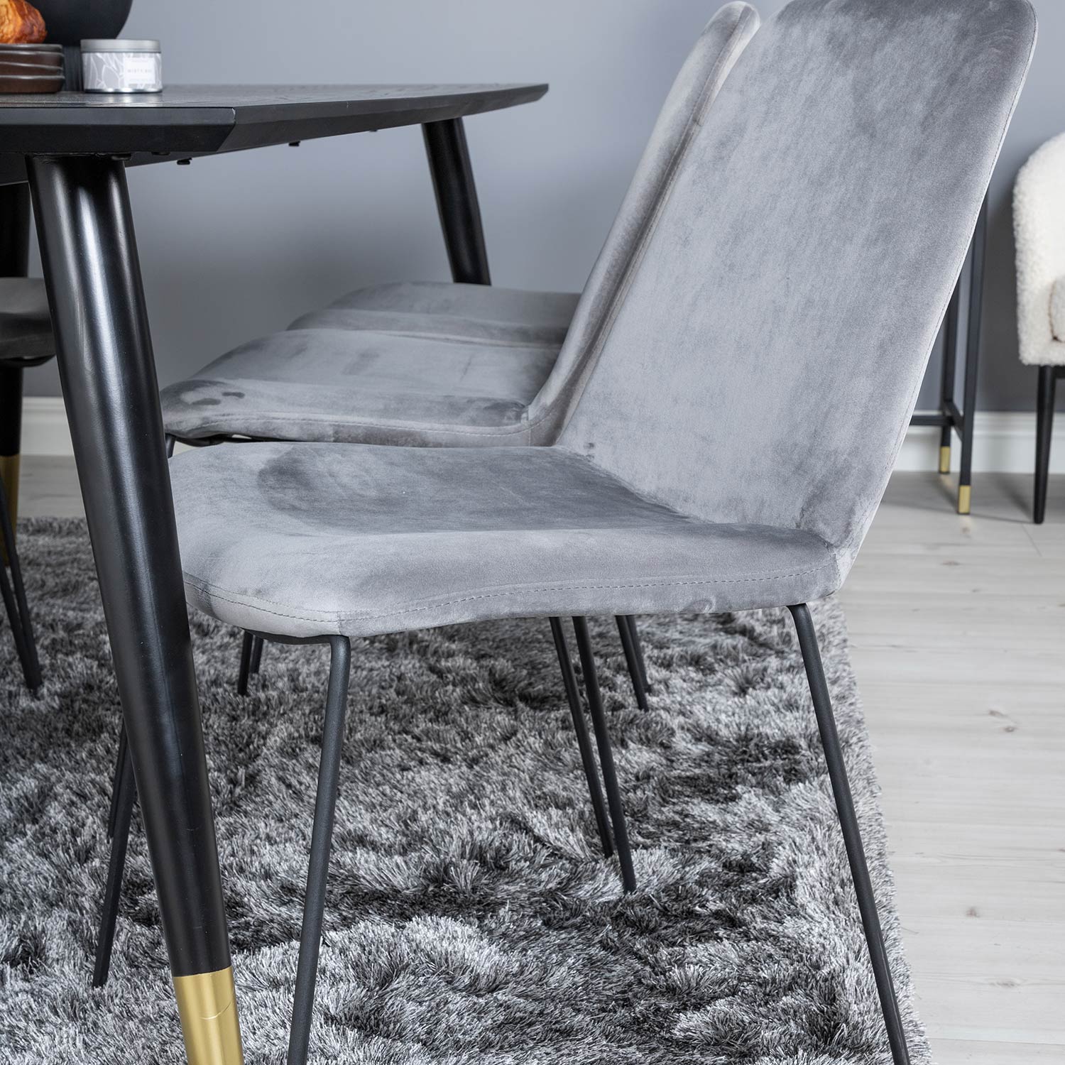 Spisegruppe Venture Home Dipp med 6 Muce Stoler