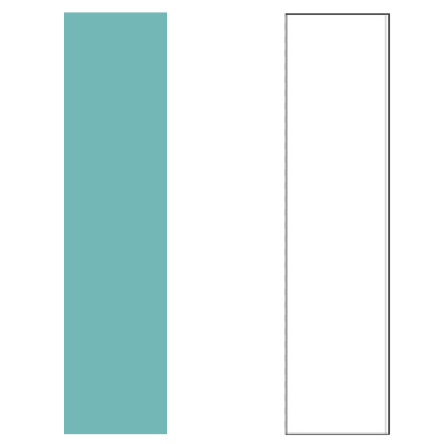 Baderomspanel Fibo 2212 M10 Aquamarine