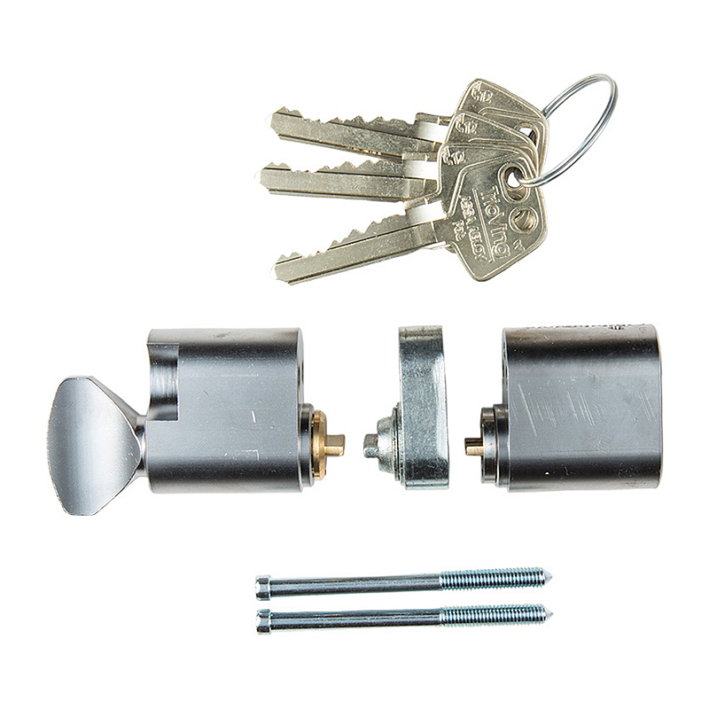 Utvendig Sylinder NorDan Krom Sylinderpakke 7