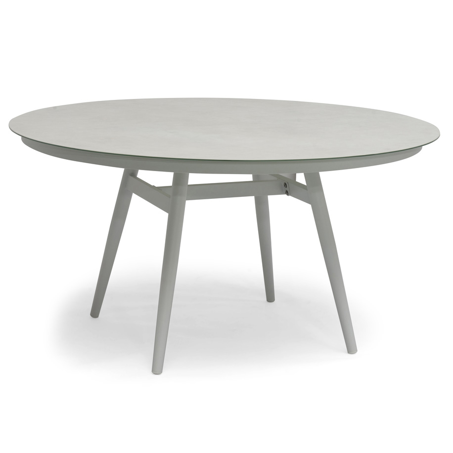Spisegruppe Hillerstorp Oxhult Ø145 cm med 6 stk Lersund Hagestoler