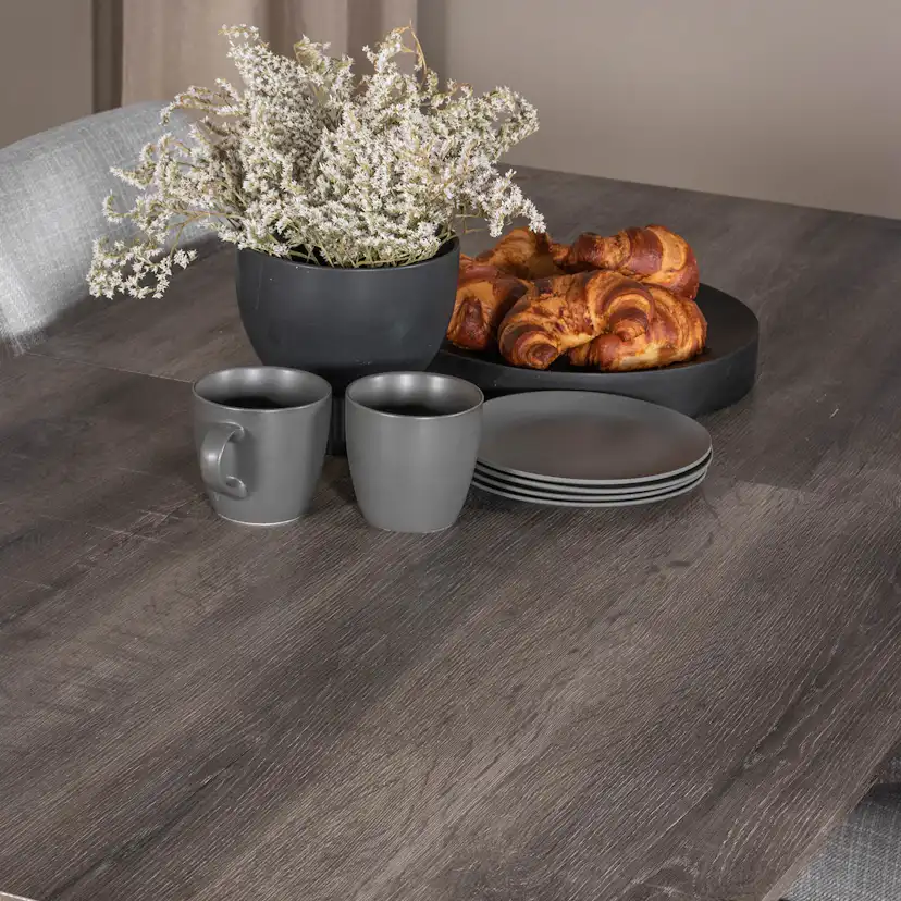 Spisegruppe Venture Home Ina med 4 Plake Stoler