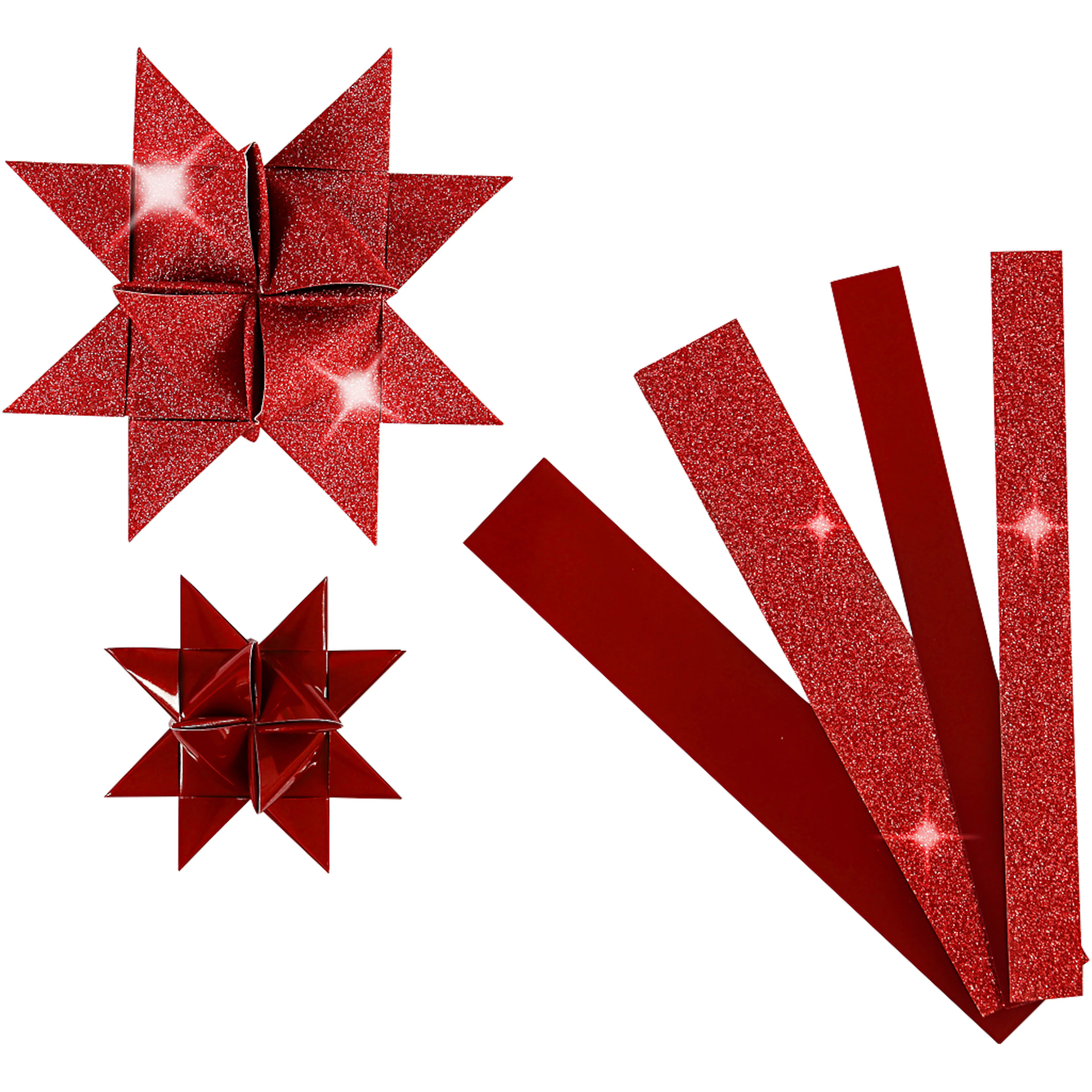 Stjernestrimler Creativ Company Glitterlakk 40 Strimler/1 Pk