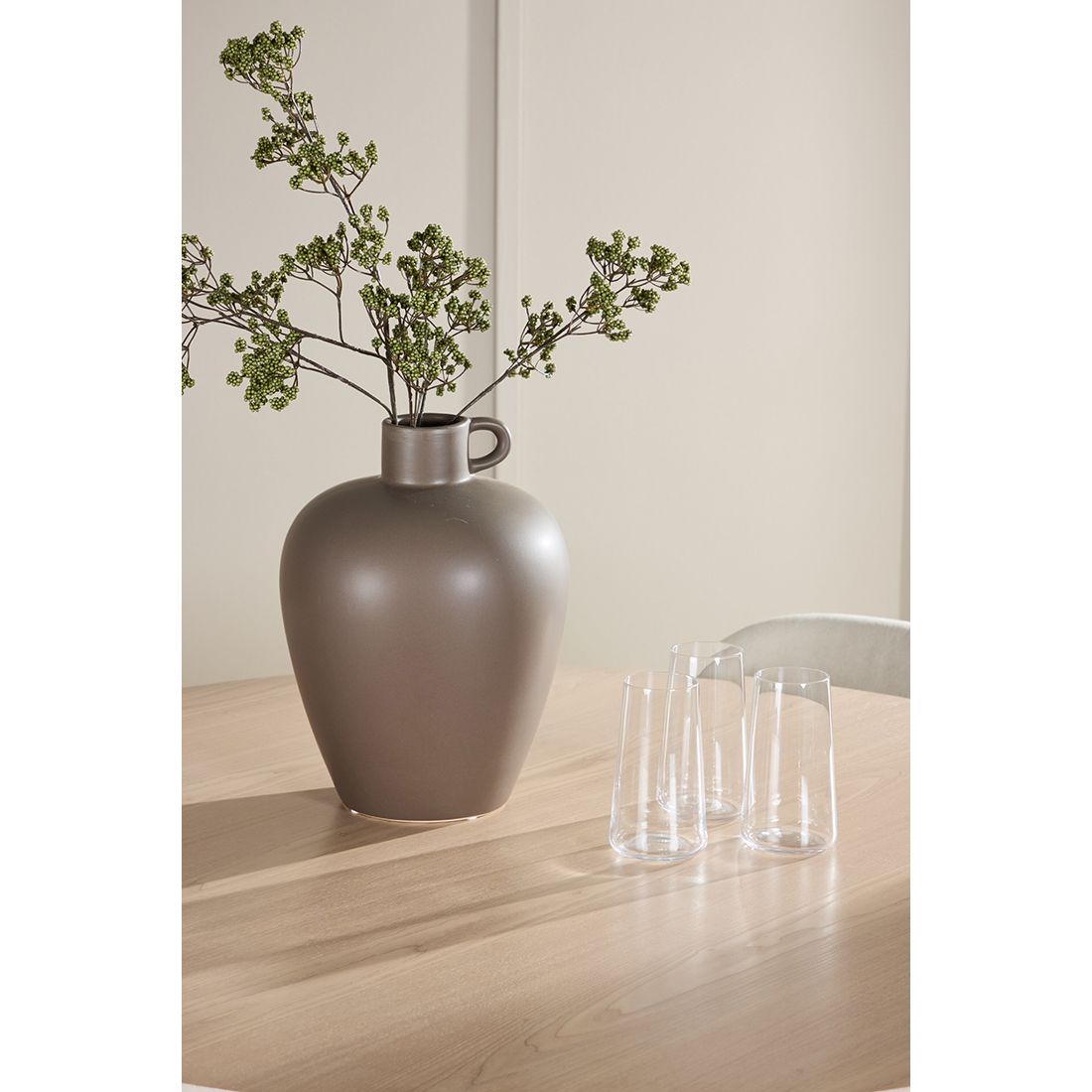 Spisegruppe Venture Home Flora Ø120 cm med 4st Lilja Spisestoler