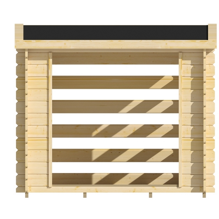 Vedskjul Luoman Lillevilla Juolukka 2,4 m2