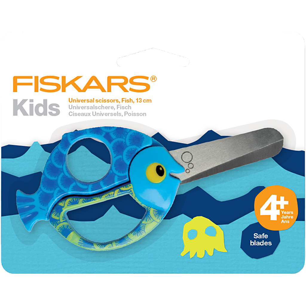 Barnesaks Fiskars med Dyremotiv Fisk L: 13 cm 1 Stk
