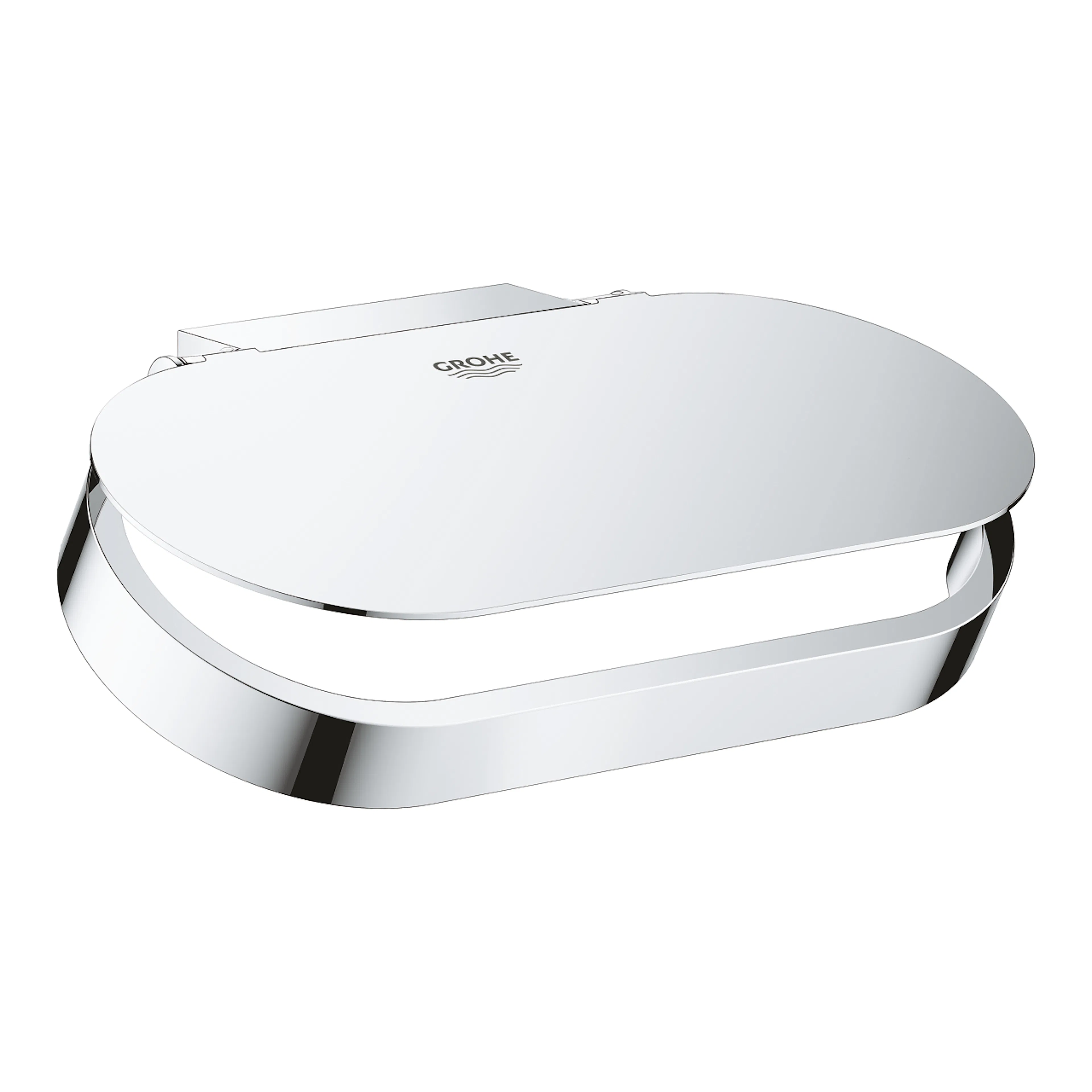 Toalettpappershållare Grohe Selection 41069 med Lock Krom Krom