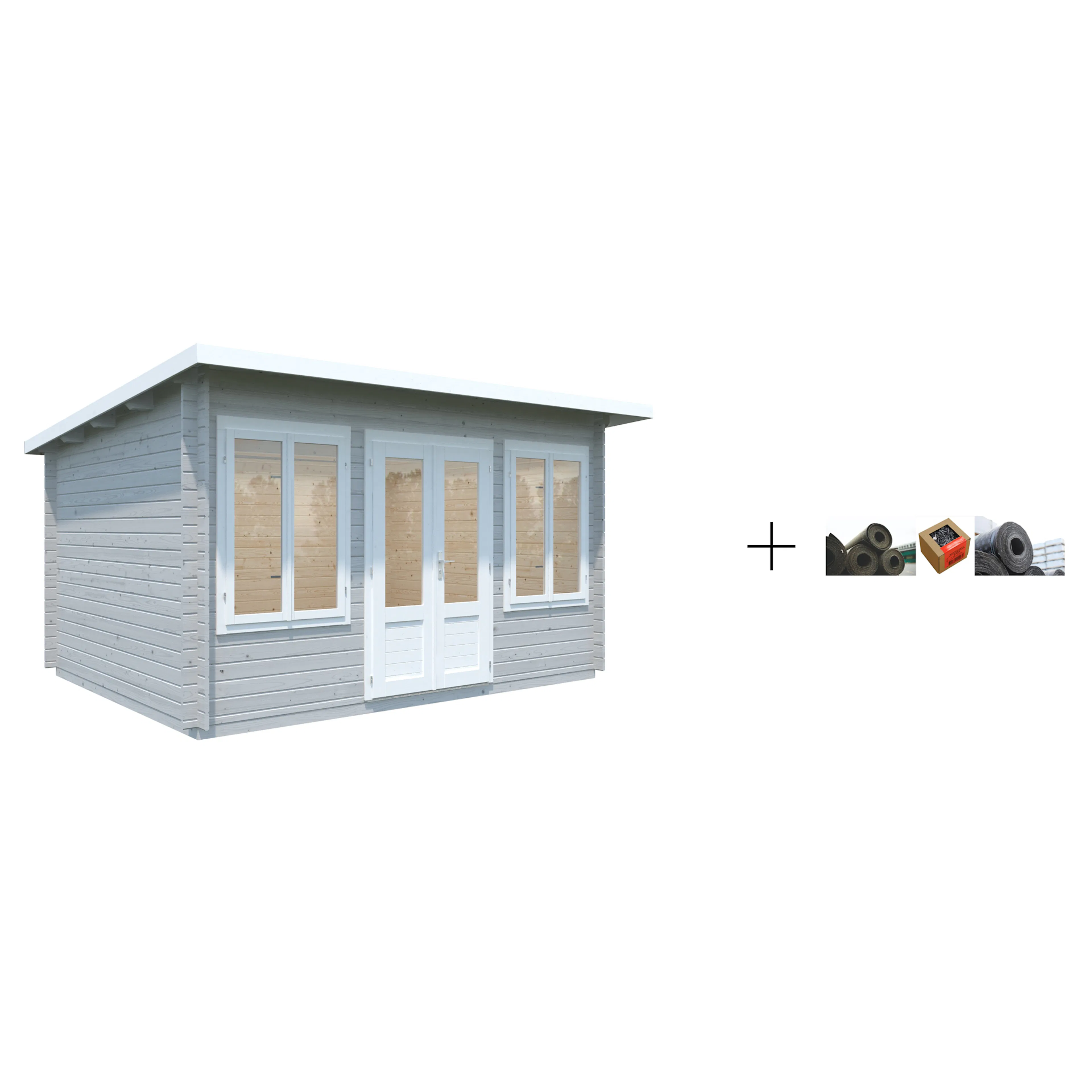 Anneks Palmako Lisa 11,5 m2 med Papp, Spiker og SBS Takbelegg