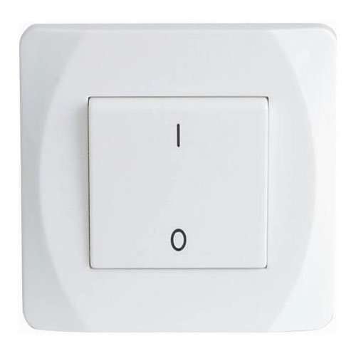 Strømbryter Malmbergs Nova Innfelt 2-Polet Hvit