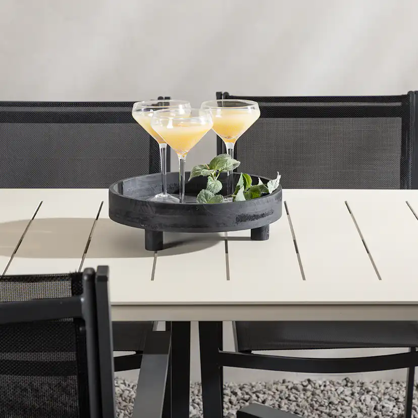 Spisegruppe Venture Home Lina med 6 Copacabana Stoler