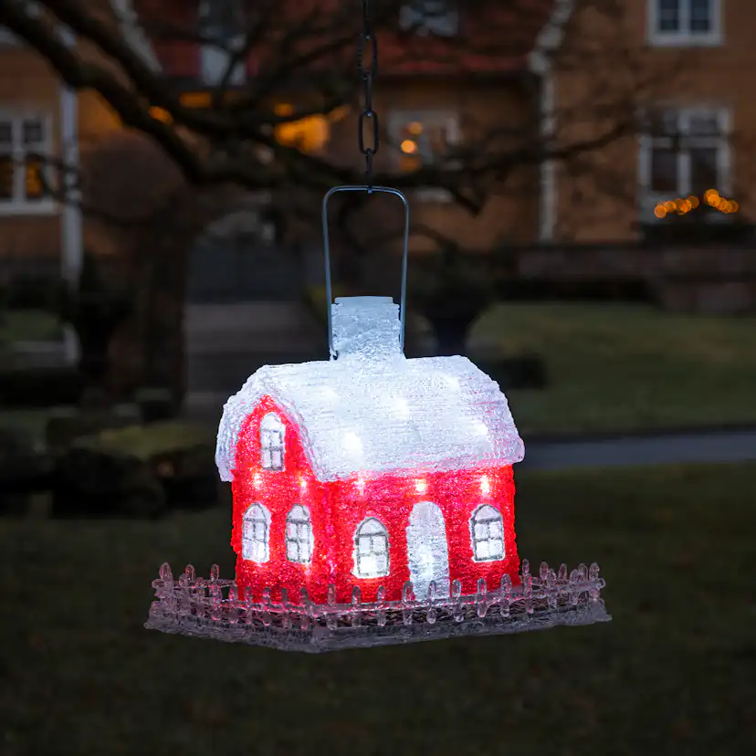 Dekorasjonsbelysning Gnosjö Konstsmide Fuglebrett Akryl 32L LED