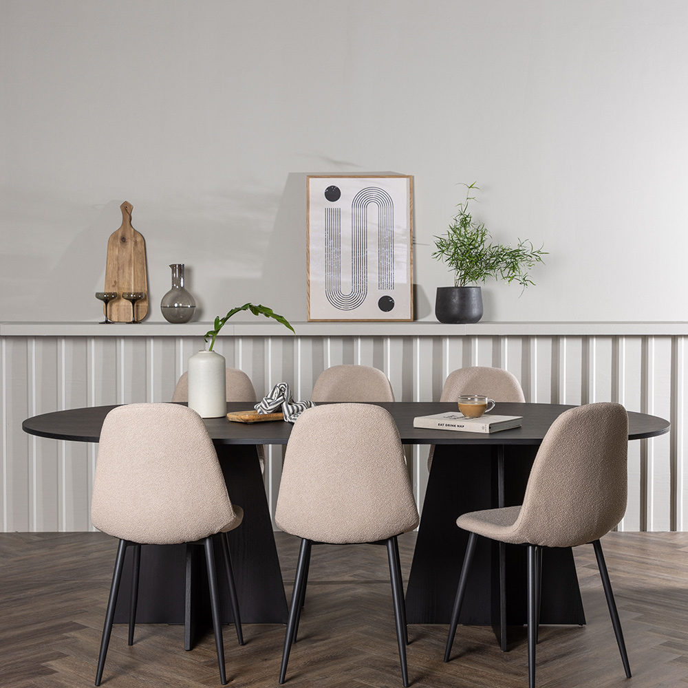 Spisegruppe Venture Home Bootcut med 6 stk Polar Stoler